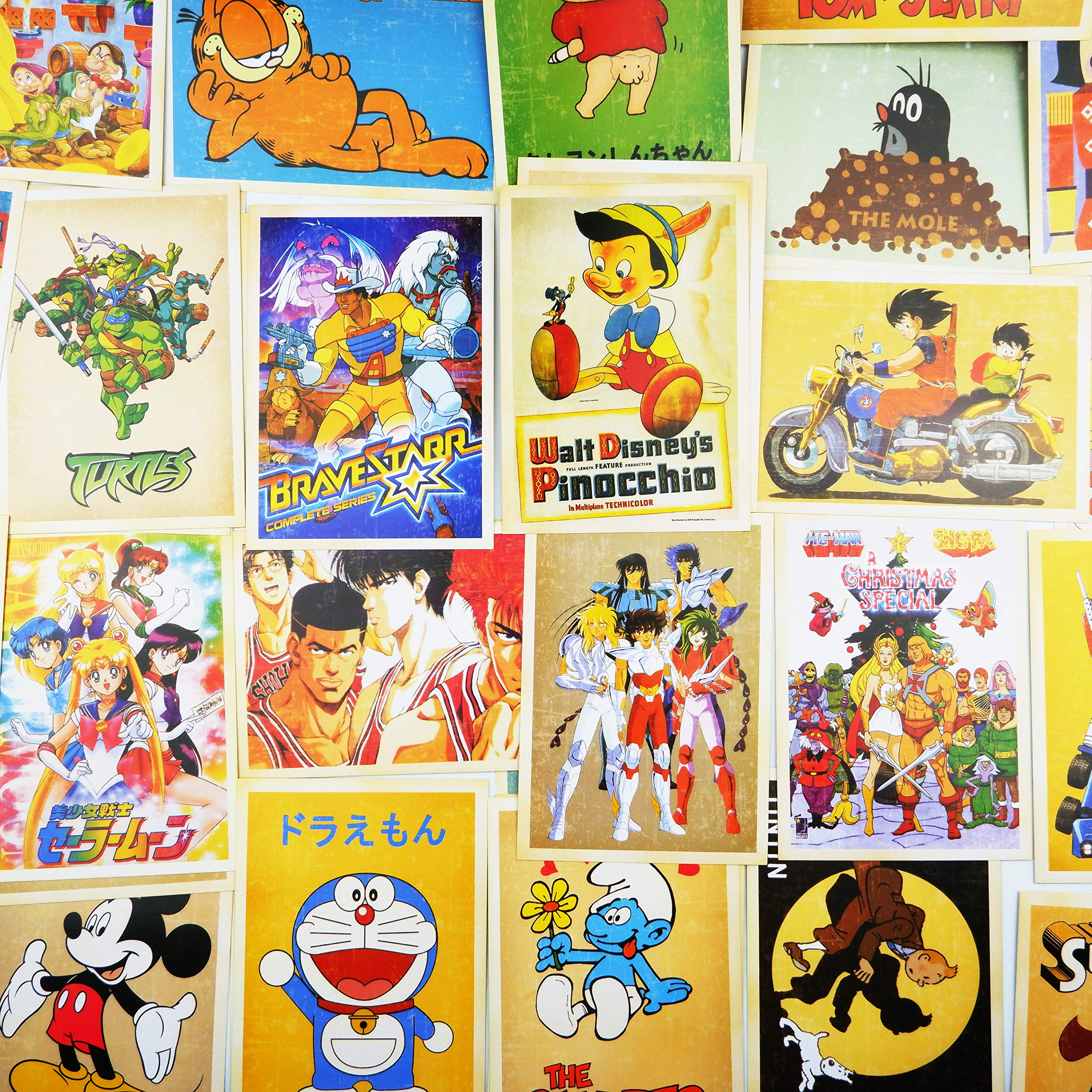 Cartes Postales Rétro 32 Pièces, Affiches Films Européens Américains, Cartes Architecturales 14x10 cm
