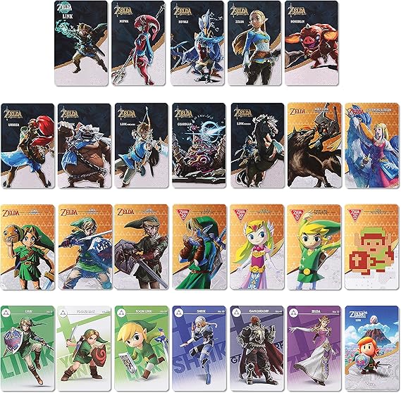 XIANGNAN 26 Stück Tears of the Kingdom Amiibo Karten, The Legend of Zelda Tears of the Kingdom ...