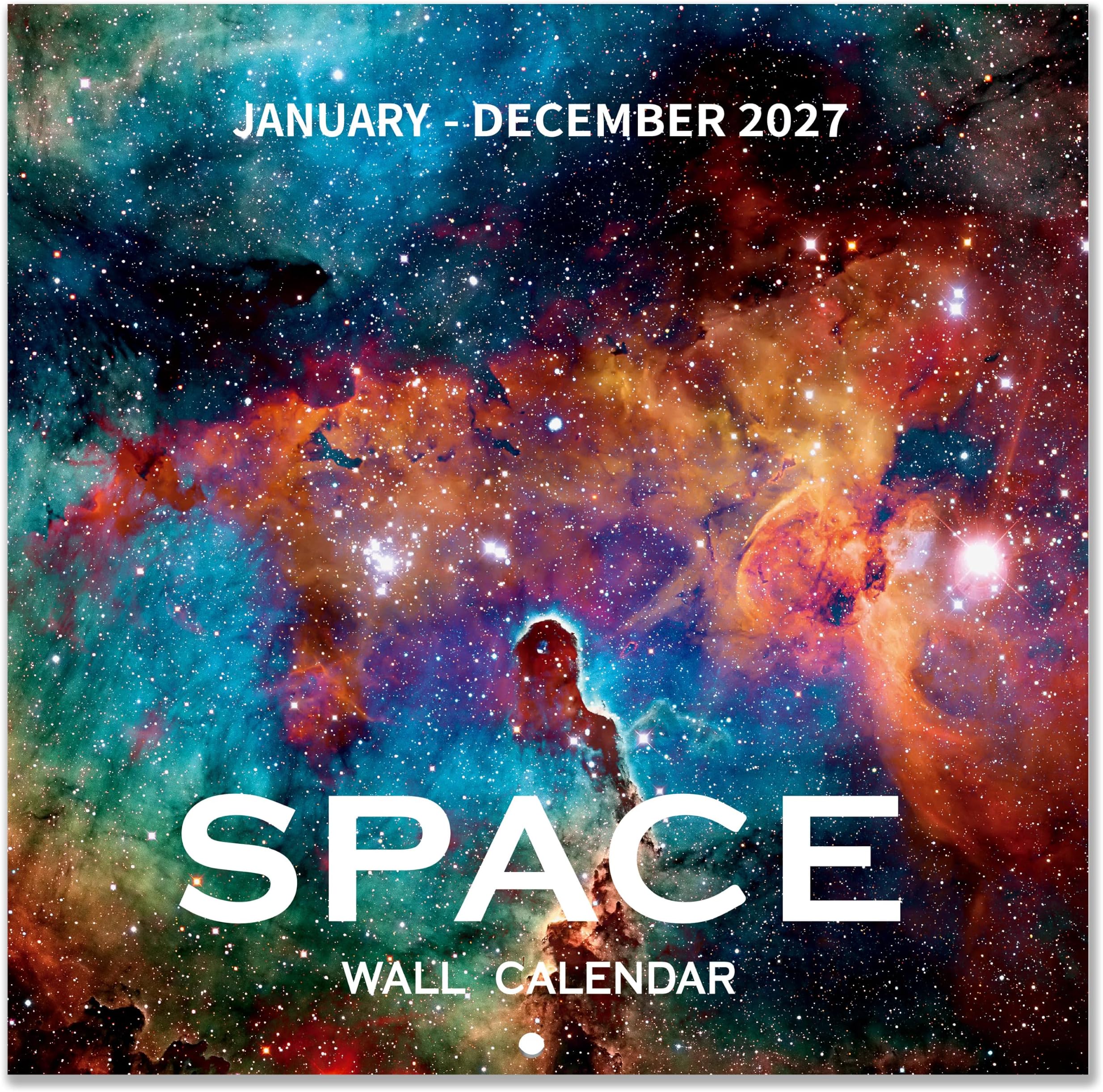 2027 Calendar - 2027 Wall Calendar, 12 Months Calendar with Telescope