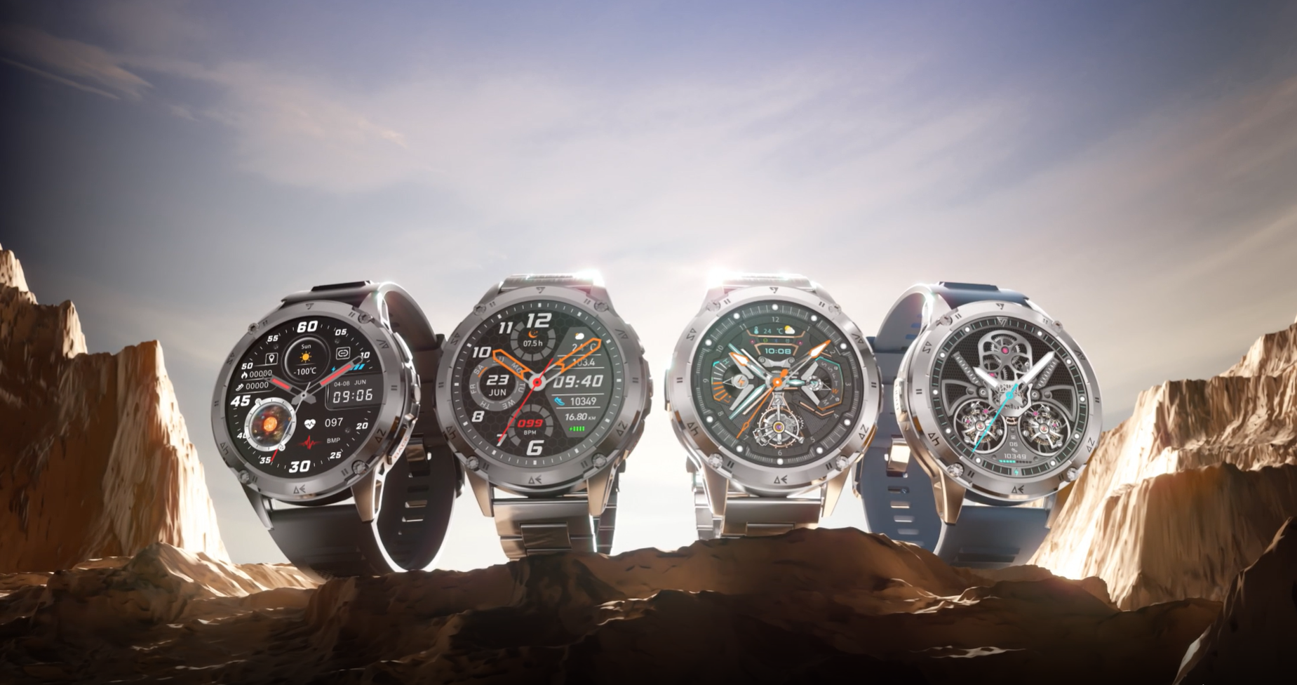SUNKTA Smartwatch Uomo con Torcia 800mAh Batteria Grande Schermo