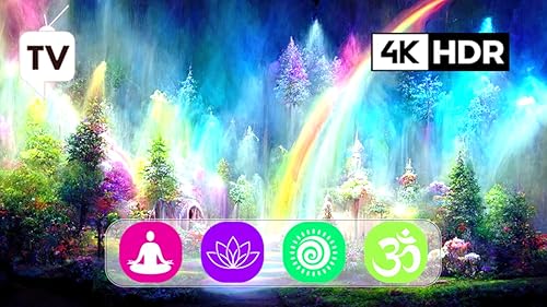 Psychedelic Sonic Journey - Soothing Fantasy Landscape Visuals For Fire TV | NO ADS
