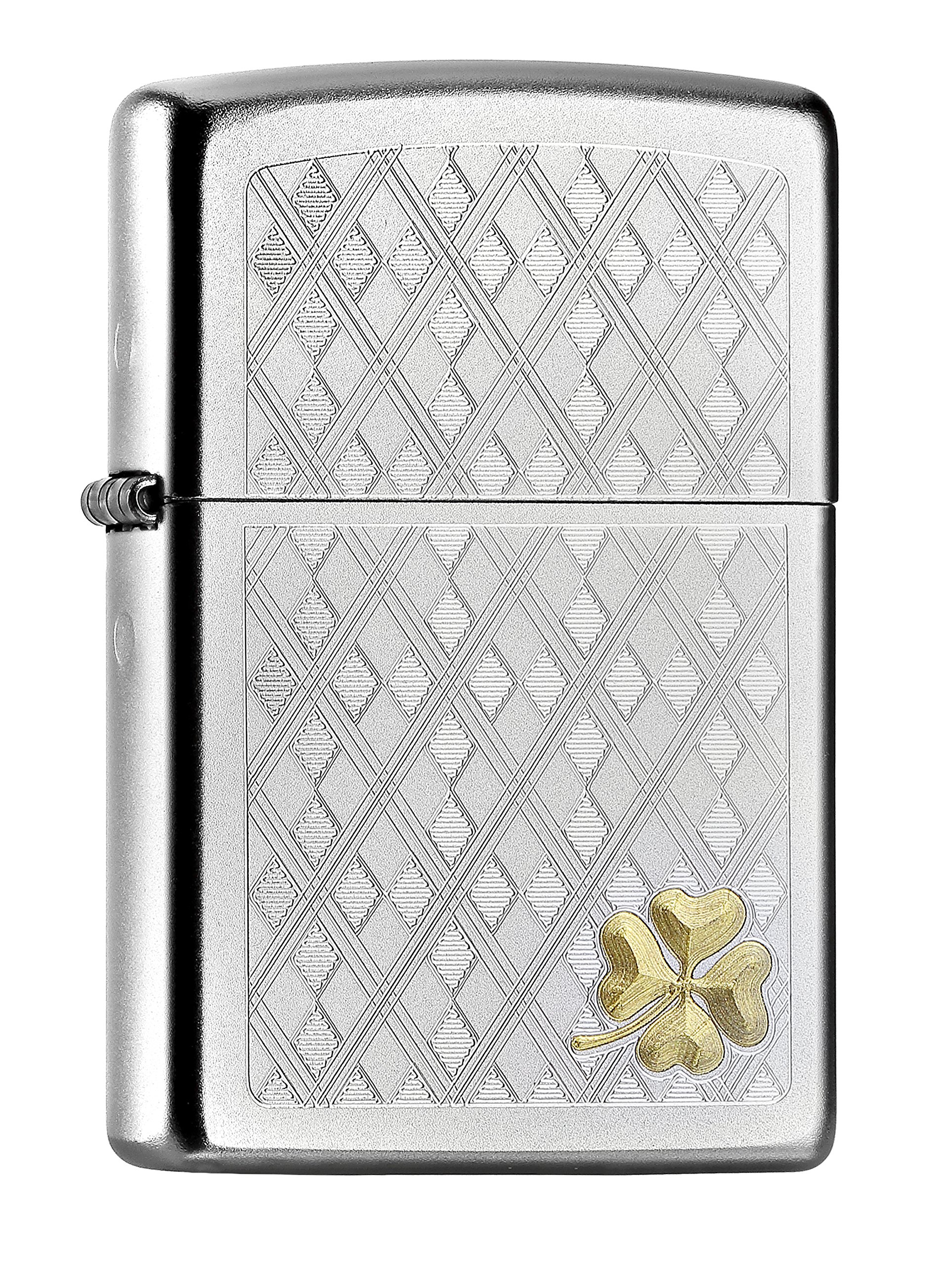 Zippo Stormaansteker, cannabis, hoogglans zwart, Photo Image 360