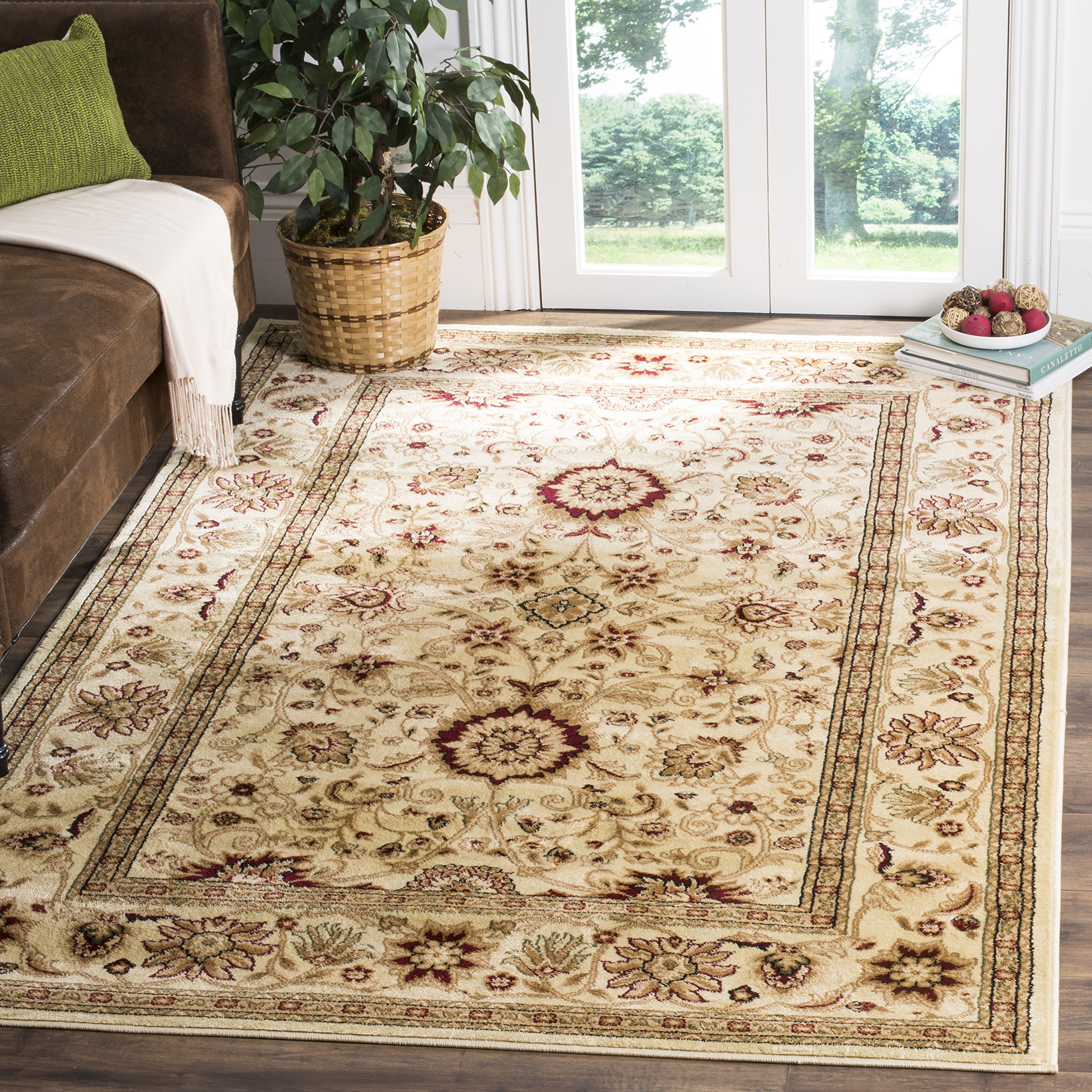 SAFAVIEH Lyndhurst Collection Accent Rug - 2'3" x 4', Ivory & Ivory, Traditional Oriental Design, Non-Shedding & Easy Care, Ideal for High Traffic