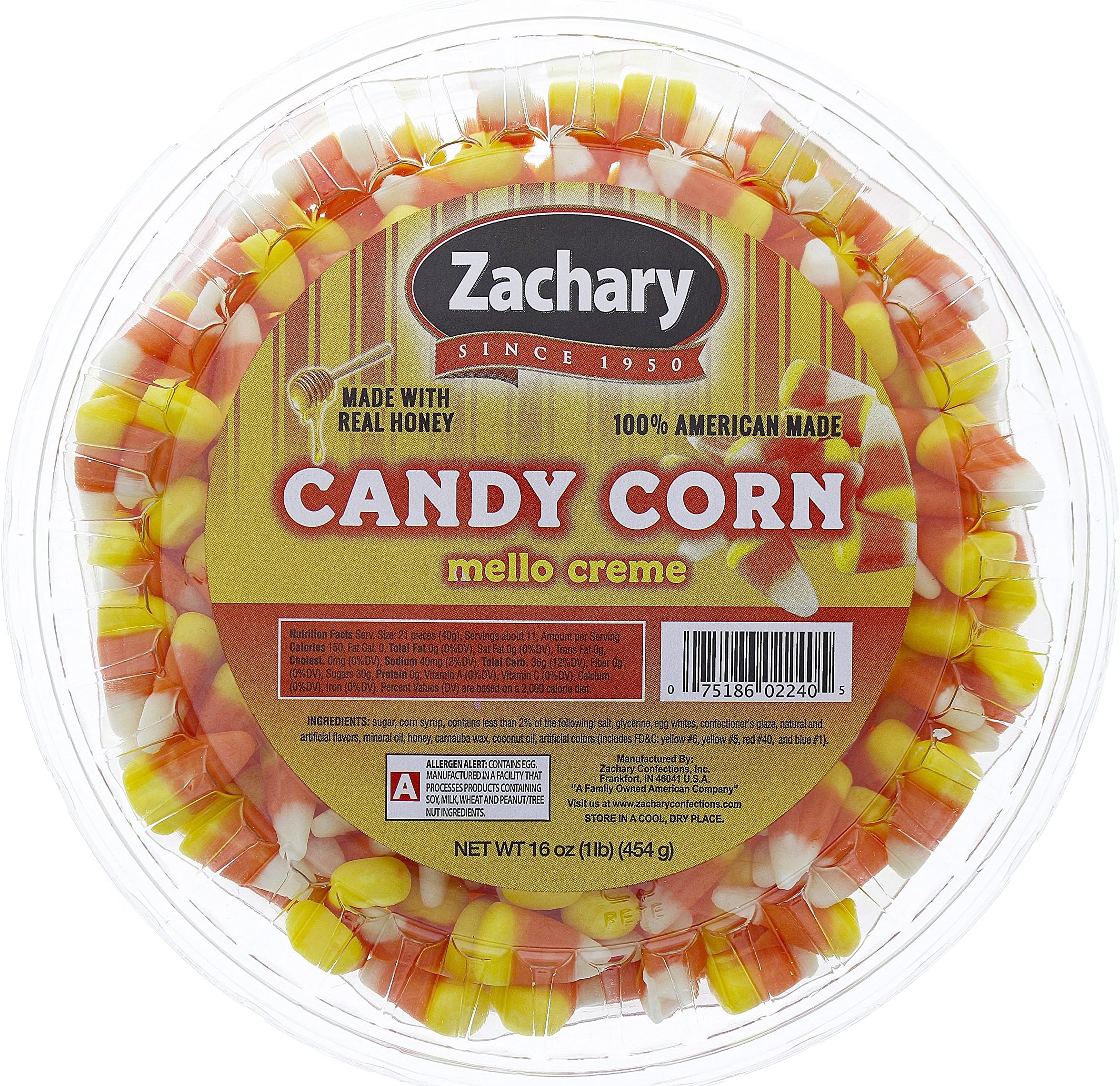 Candy Corn - 1 lb. Resealable Tub - Halloween Candy