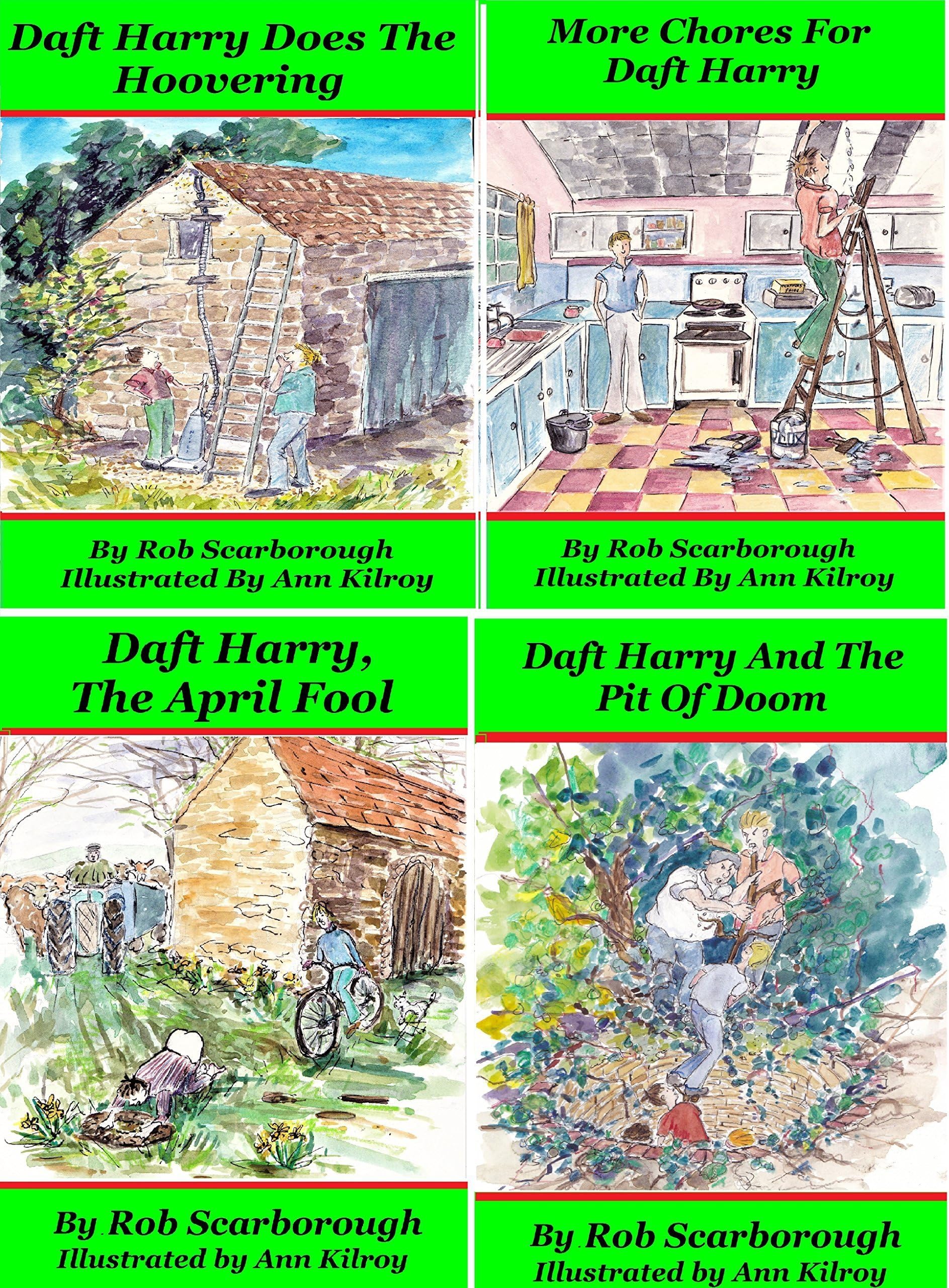 Daft Harry and the Suction Machines. a series of new, magazine-style story for 9 years +.First editions, from the UK.