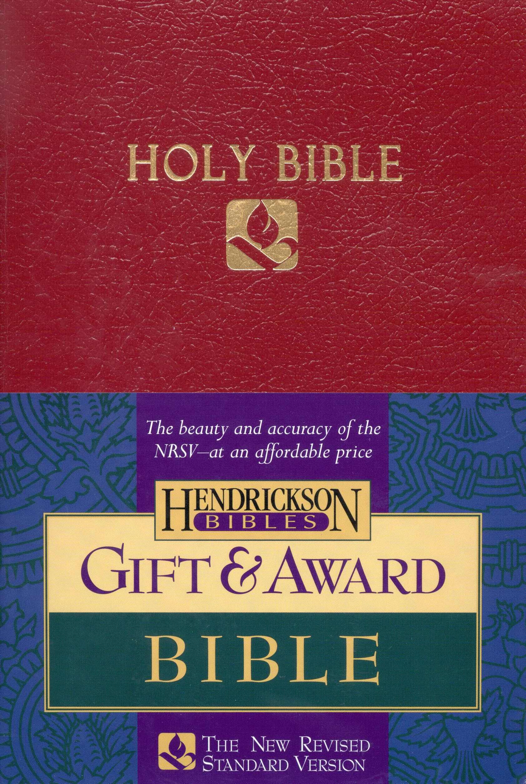Gift & Award Bible-NRSV: New Revised Standard Version, Gift & Award, Burgundy