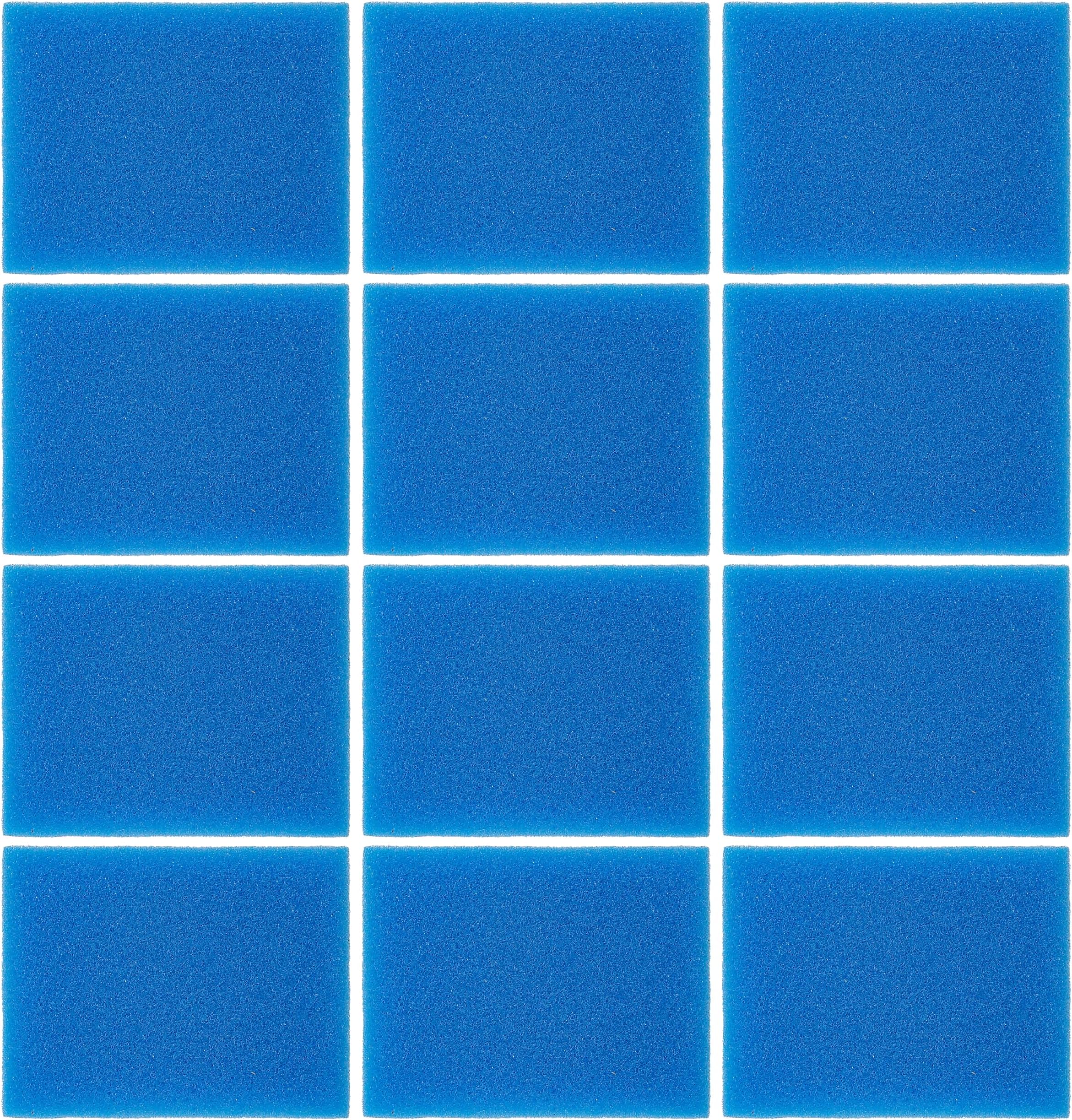 12PCS Filter Sponges Replacement Compatible with Tineco IFloor HF10E-01, Complete Cordless Wet Dry Vacuum Cleaner Spare Parts Accessories (Blue)