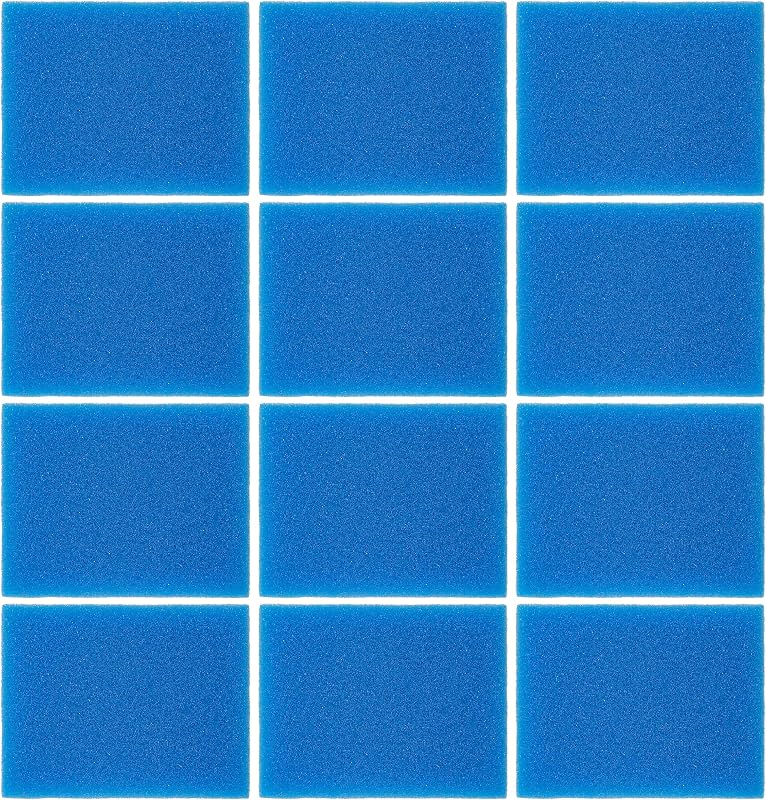 12PCS Filter Sponges Replacement Compatible with Tineco IFloor HF10E-01, Complete Cordless Wet Dry Vacuum Cleaner Spare Parts Accessories (Blue)