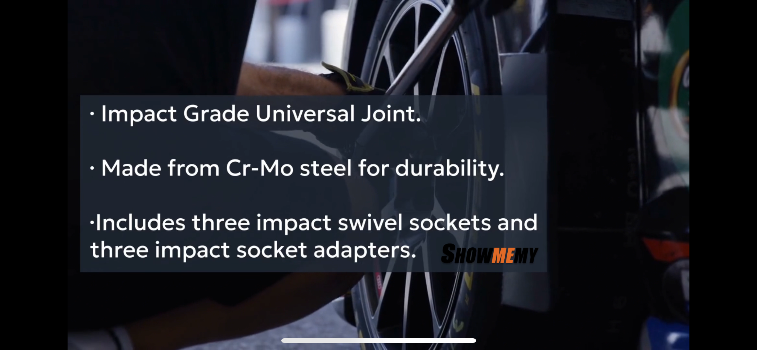 Swivel Socket Set, 3 PCS Impact Swivel Socket Set, Wobble Socket