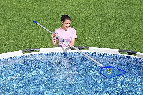 Miniatura 4 de Flowclear AquaScoop Deluxe - Red de aluminio para piscina con malla duradera | Recoge residuos, hojas y suciedad en piscinas