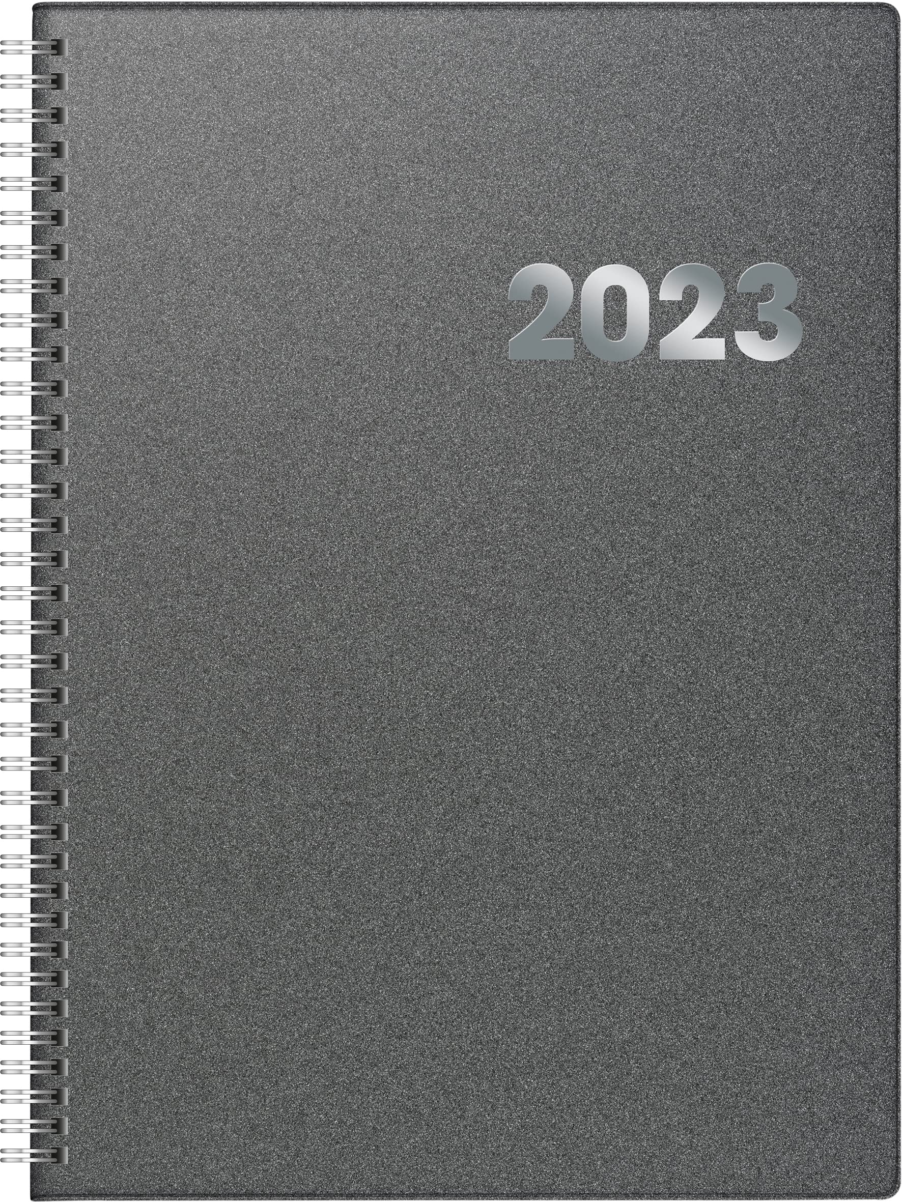 BRUNNEN Daily calendar model 789 2023 A4 grey