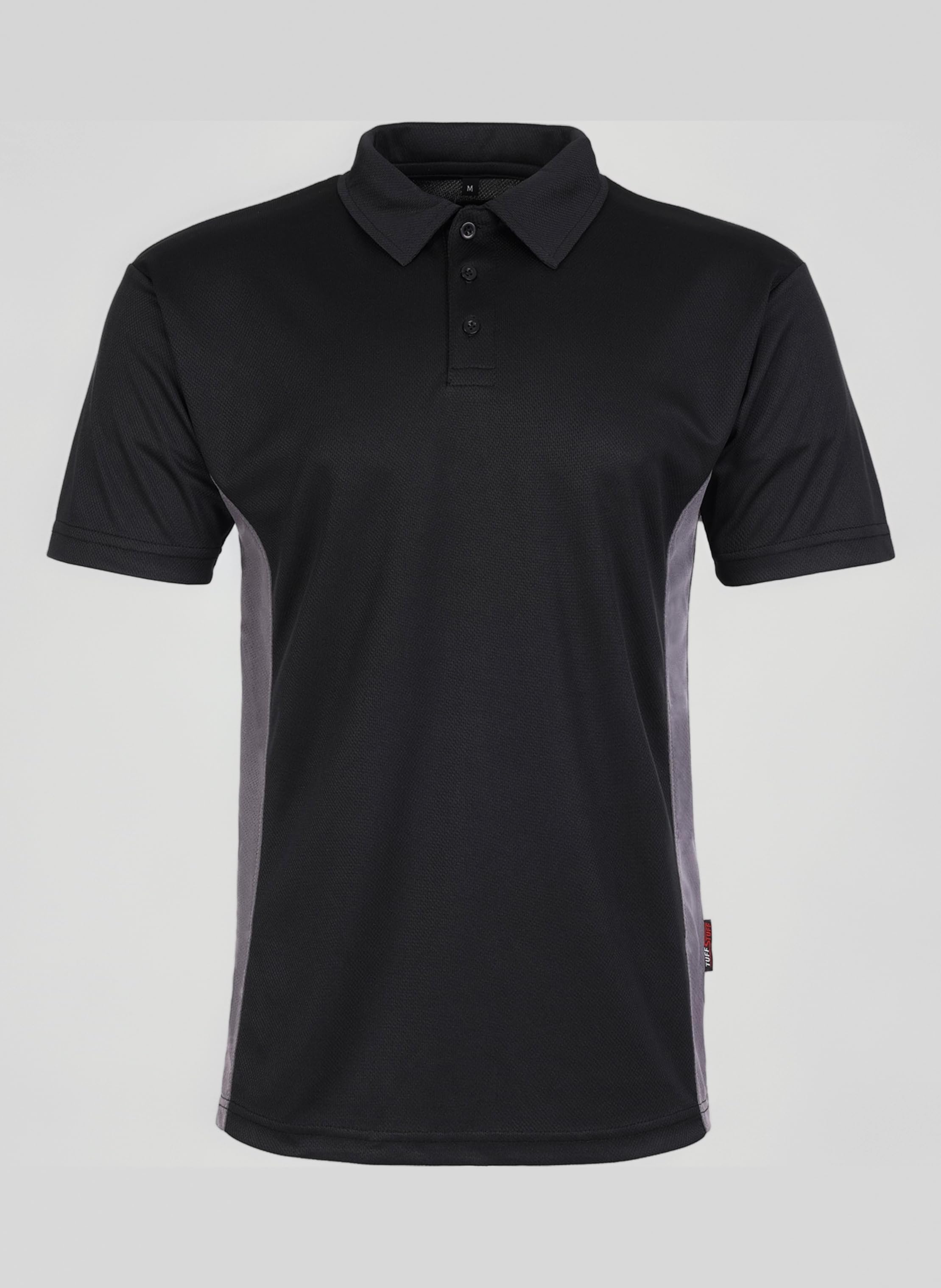 Elite Polo Shirt for Work - 100% Polyester - Easy Care - Lightweight, Breathable & Moisture-Wicking with Contrast Panels - Versatile Work Wear
