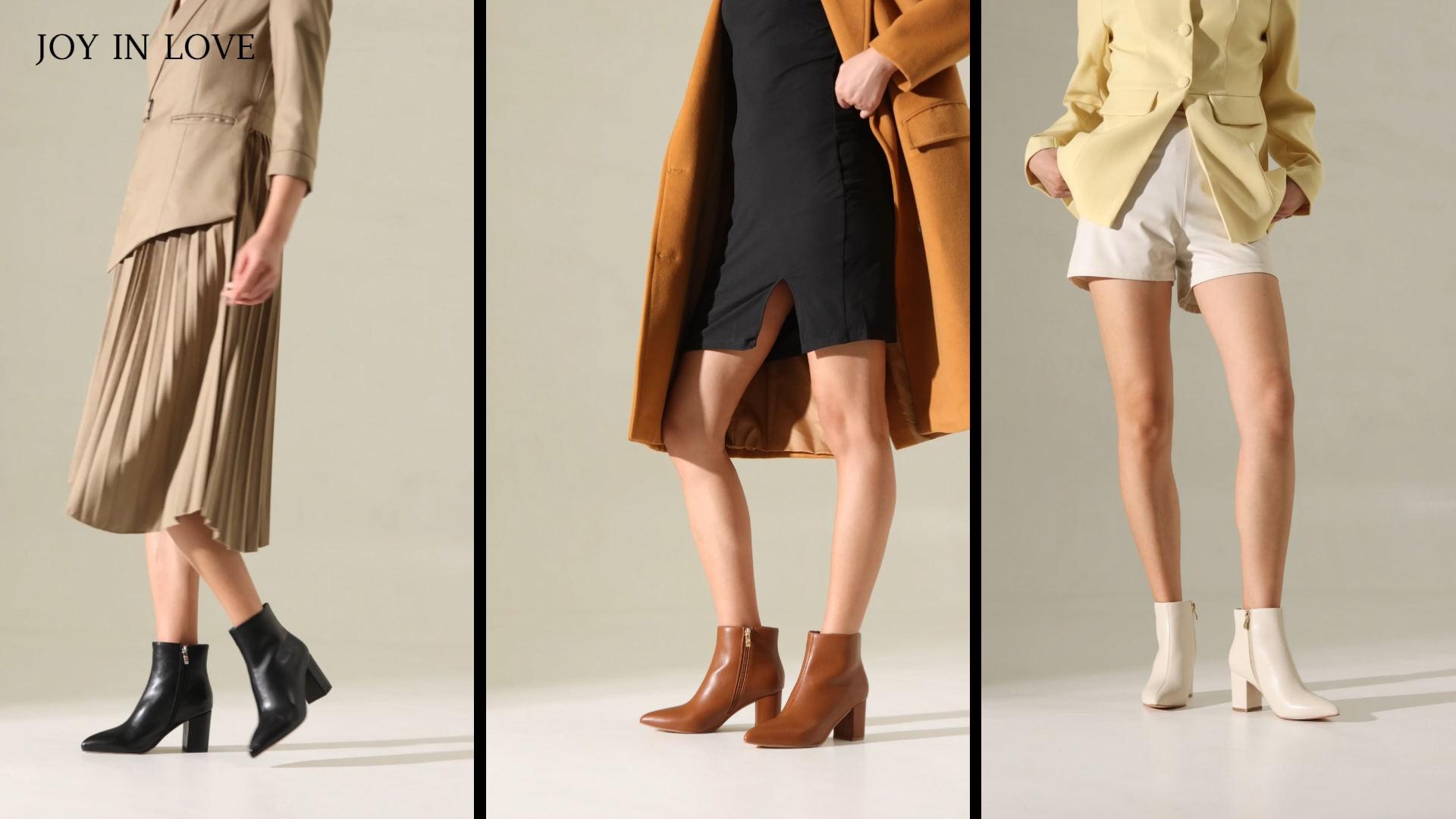 Amazon.com | JOY IN LOVE Women's Ankle Boots Chunky Block Heel