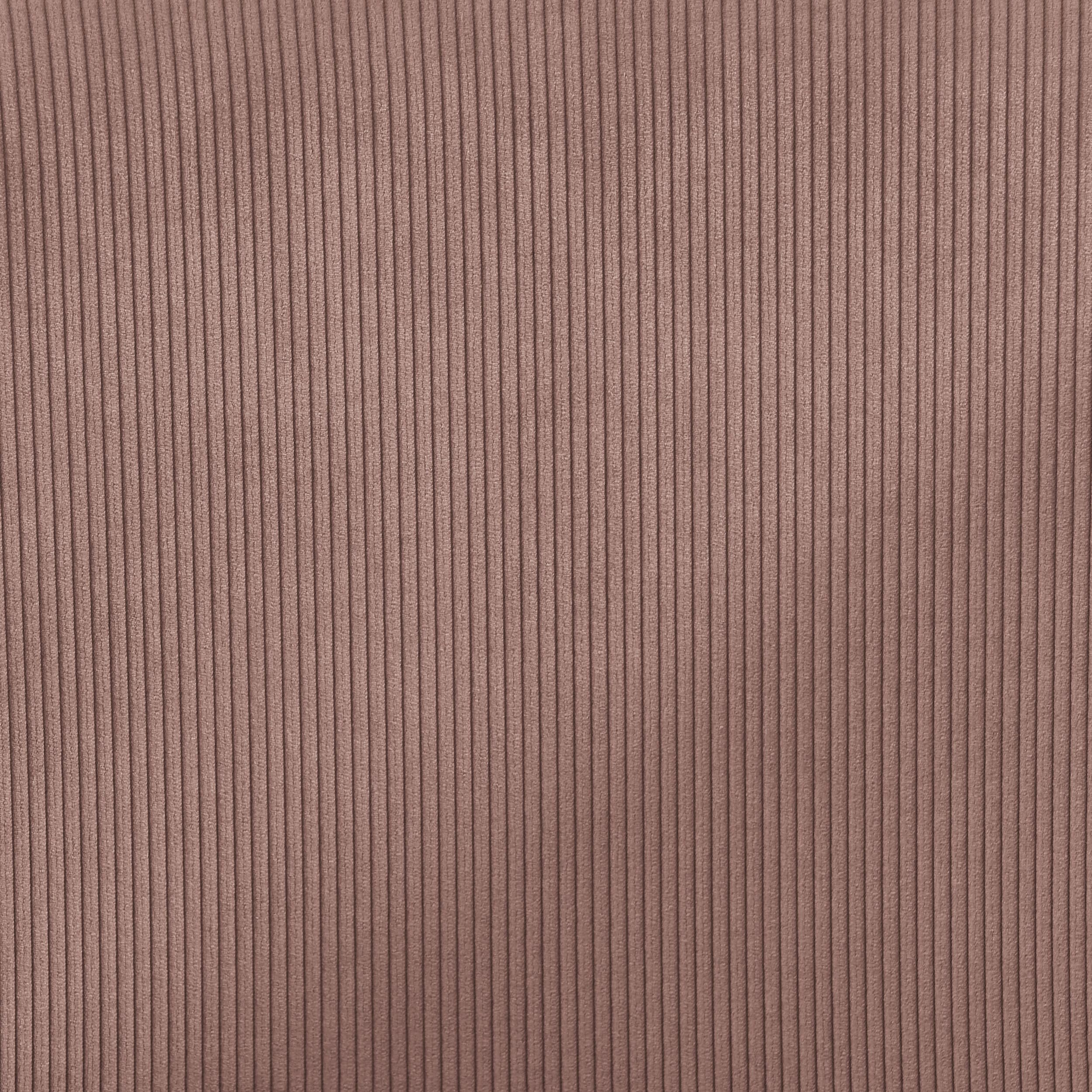 BAÏTA Fauteuil de Bureau à roulettes Barnabe avec Hauteur réglable en Velours côtelé Vieux Rose