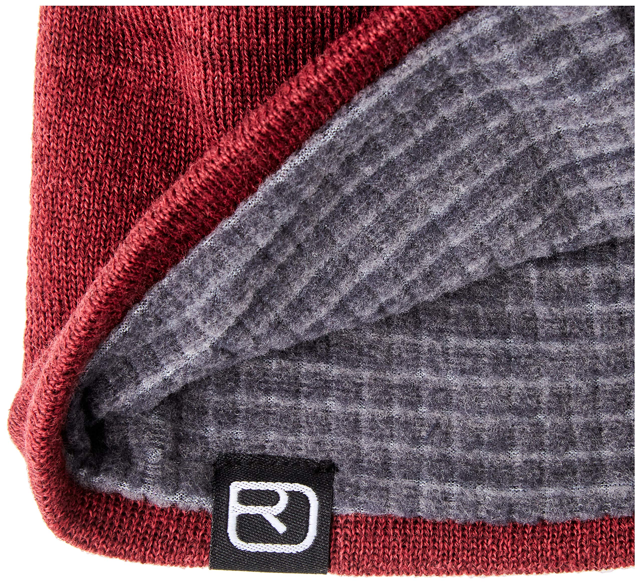 Ortovox Wonderwool Pro Beanie Pasamontañas, Unisex Adulto, Dark Blood Blend, Única