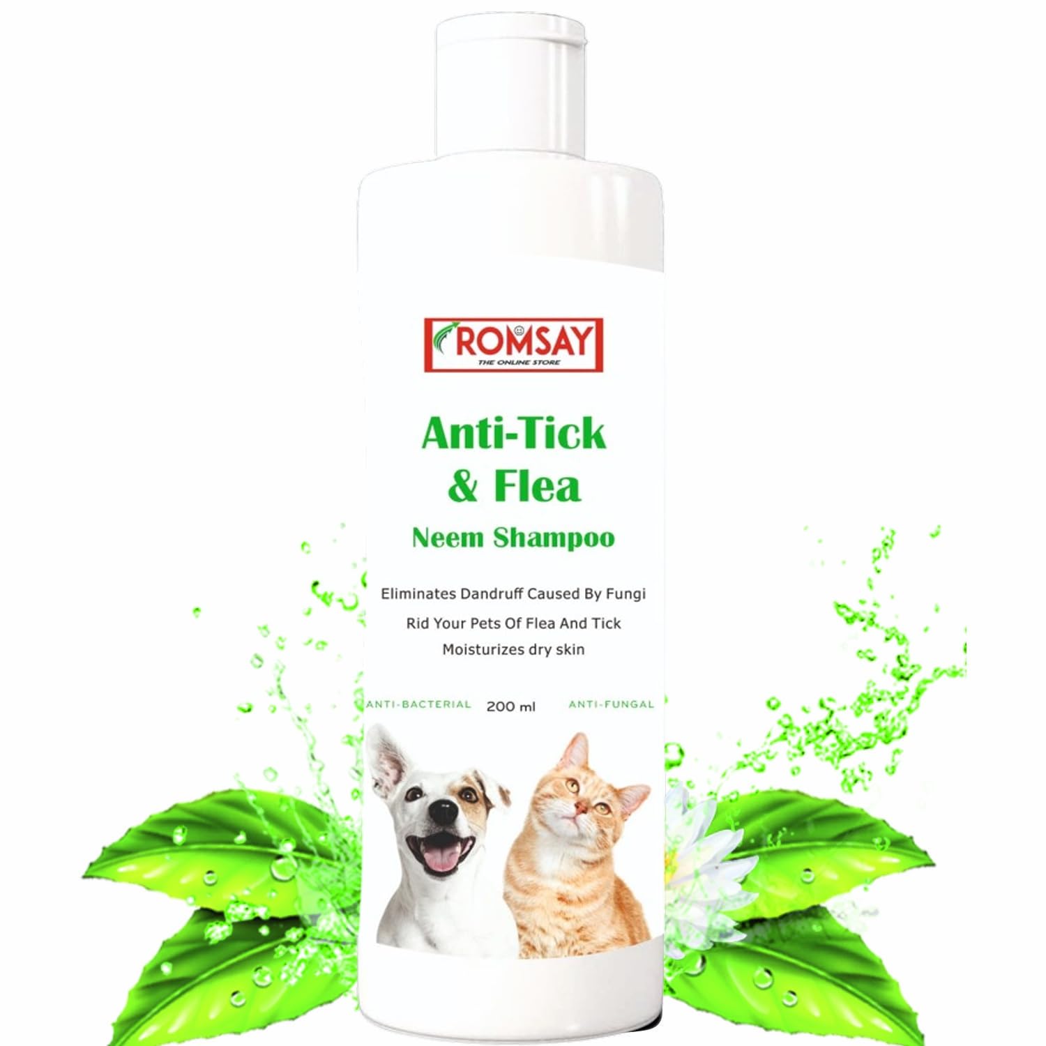 See full amazon price history chart for ROMSAY Anti-Tick & Flea Neem Shampoo for All Types of Pets 200ML | Flea and Tick | Neem | Dog Shampoo for Pomeranian, Shih tzu Puppy, Rottweiler Adult, German Shepherd, Labrador and Dog Accessories ROMSAY Anti-Tick & Flea Neem Shampoo for All Types of Pets 200ML | Flea and Tick | Neem | Dog Shampoo for Pomeranian, Shih tzu Puppy, Rottweiler Adult, German Shepherd, Labrador and Dog Accessories (B0D77QT1NW) Amazon Price History, Amazon Price Tracker
