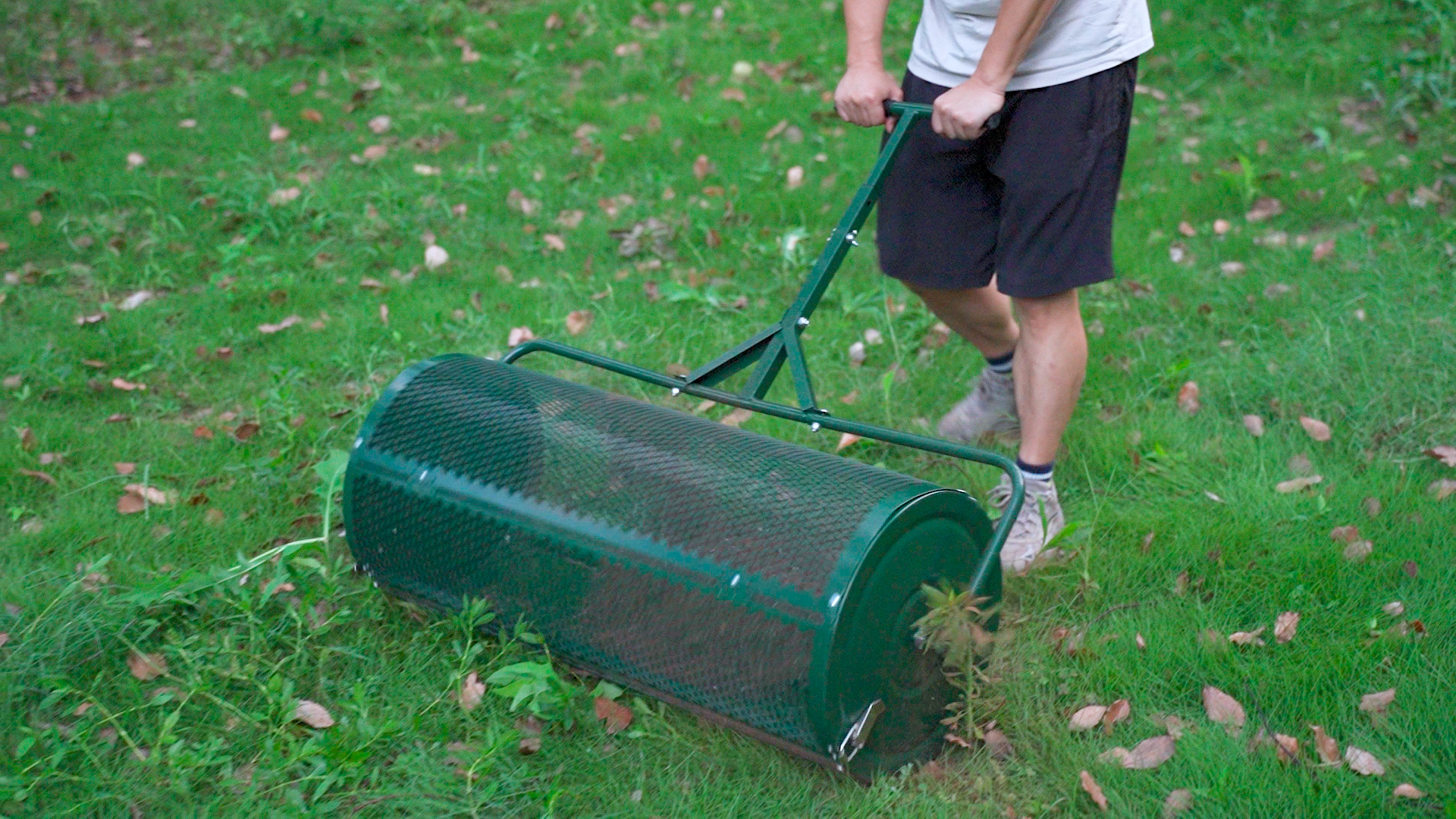 Amazon.com : Hiboom 36 Inch Compost Spreader, Peat Moss Spreader