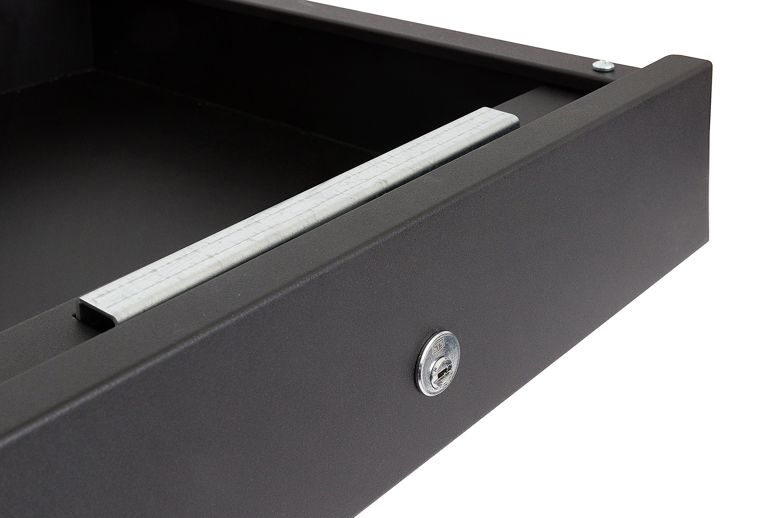 Arregui Caja fuerte oculta armario cocina, 19L, 410x148x450 mm, negro