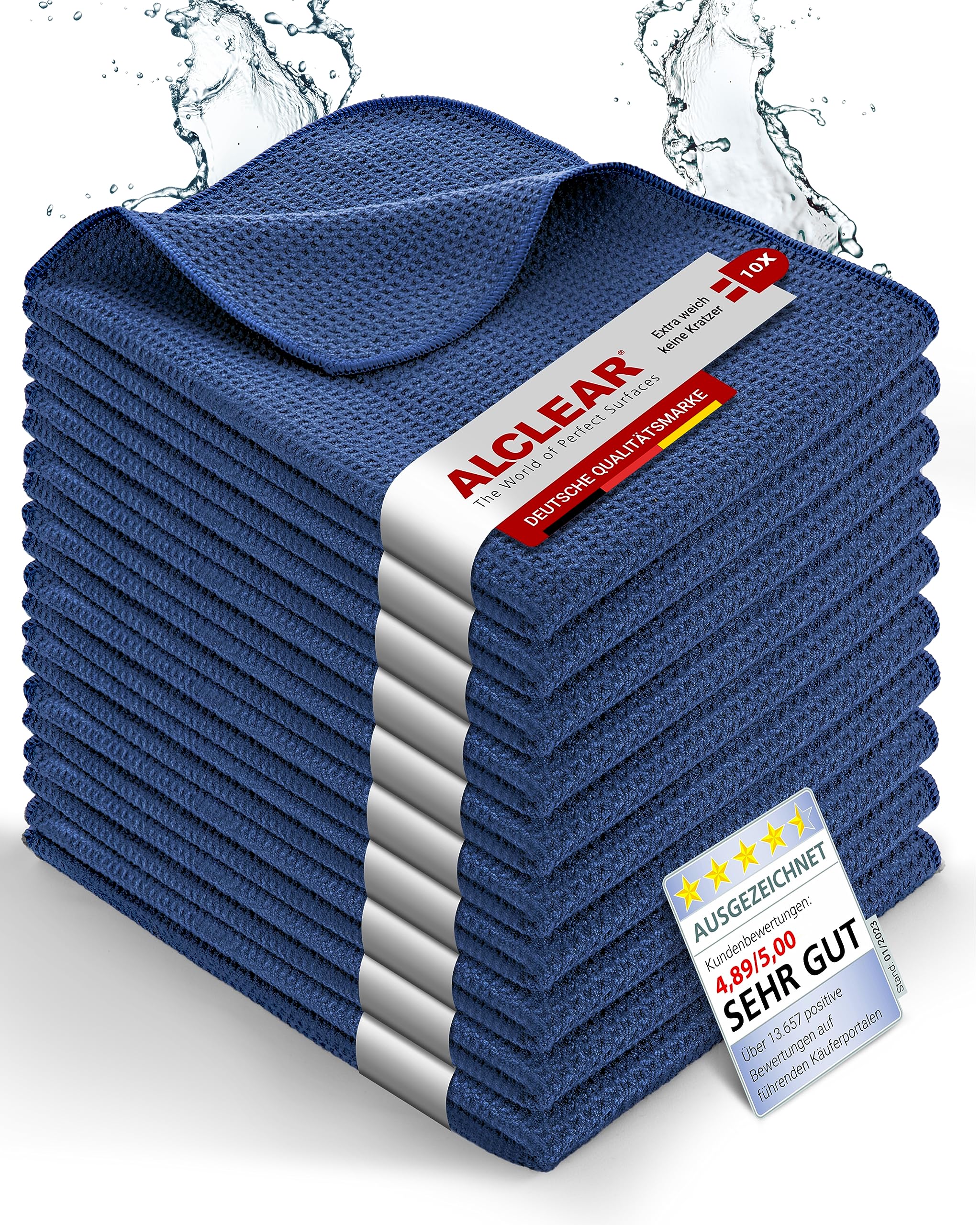 ALCLEAR 10820901 - Balleta Multiusos (10 Unidades, 60 x 40 cm), Color Azul Marino