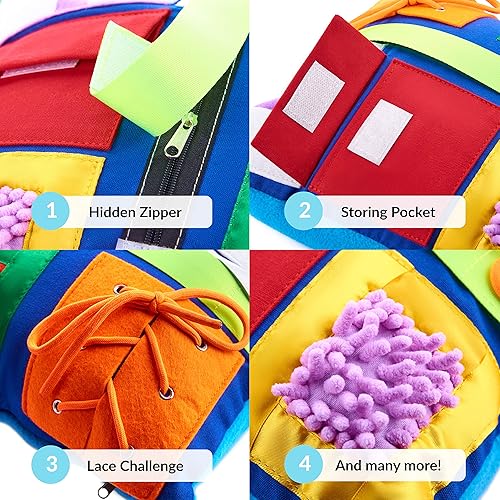 Miniatura 4 de Almohada para la demencia Actividades calmantes y reconfortantes para adultos con demencia Almohada sensorial antiestrés Productos de demencia