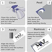 Vista 6 de MAZ DISTRIBUTIONS – Pegatina de Dungeons and Dragons – Vinilo adhesivo duradero para ventana – Adhesivo removible impermeable para botella de agua