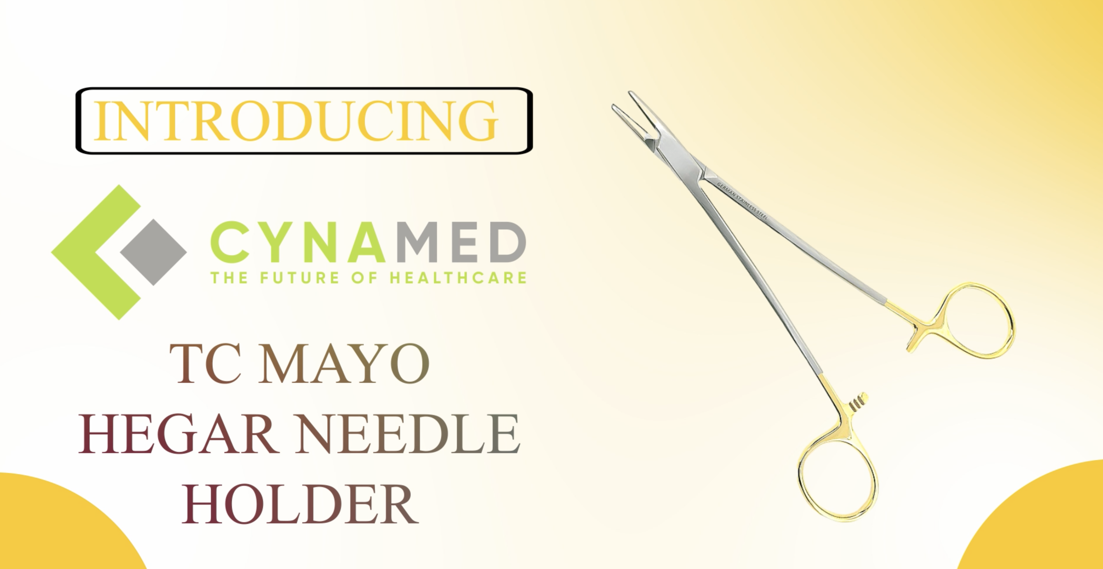 健康アクセサリー MAYO Amazon.com: Cynamed TC Mayo Hegar Needle/Suture Holder
