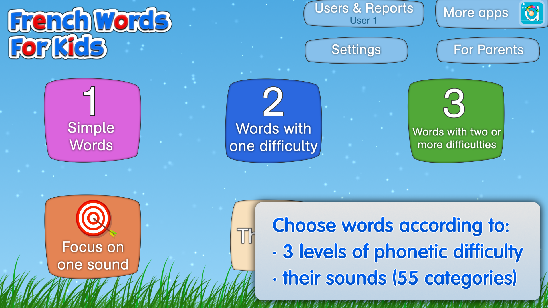 French Words for Kids - App on the Amazon Appstore