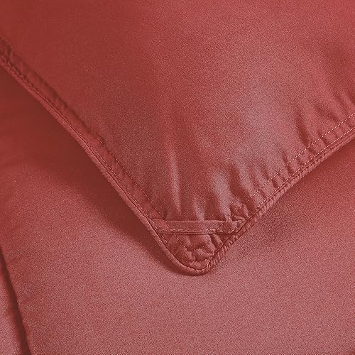 Vista 93 de Juego de edredón de plumón alternativo, 3 piezas Gris pardo