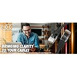 Ultra Clarity Cables Cat 6 Ethernet Cable 100 ft, Outdoor&Indoor 10Gbps Ethernet Cable, High Speed Cat6 Cable RJ45 LAN Internet Cable for Computer, Router, Modem, PS4/5, Xbox, Gaming - Black - Image 7