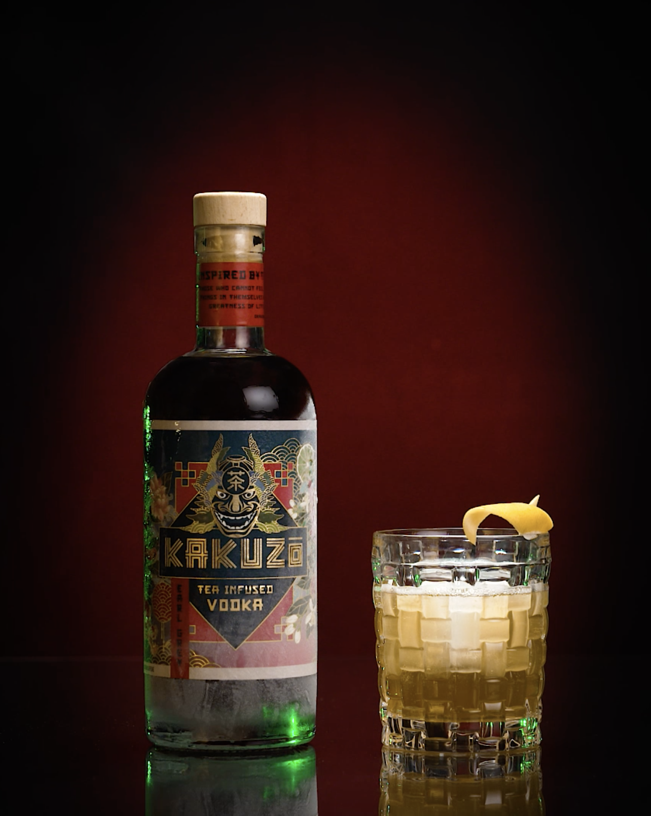 KAKUZO Earl Grey Vodka - Japanische Vodka-Kreation - Verfeinert mit Tee Blend aus Japan, Indien & China - Würzig Mit… – Bild 8