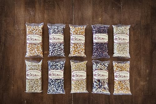 Miniatura 3 de Maíz para palomitas Amish Country, 10 bolsas de 4 onzas, paquete de variedad de palomitas de maíz, 10 variedades, antigua moda, sin OMG, sin gluten,