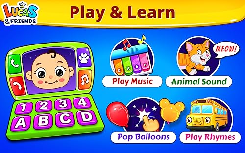 Baby Games - Nursery Rhymes, Baby Piano, Baby Phone, First Words For Babies & Kids