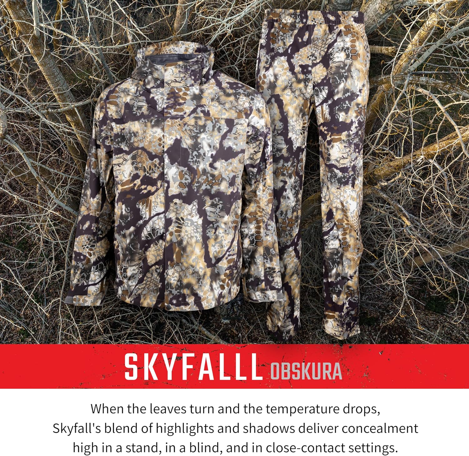 Kryptek Men’s Jupiter Waterproof Rain Jacket Lightweight Breathable Packable Hunting Shell - Image 6