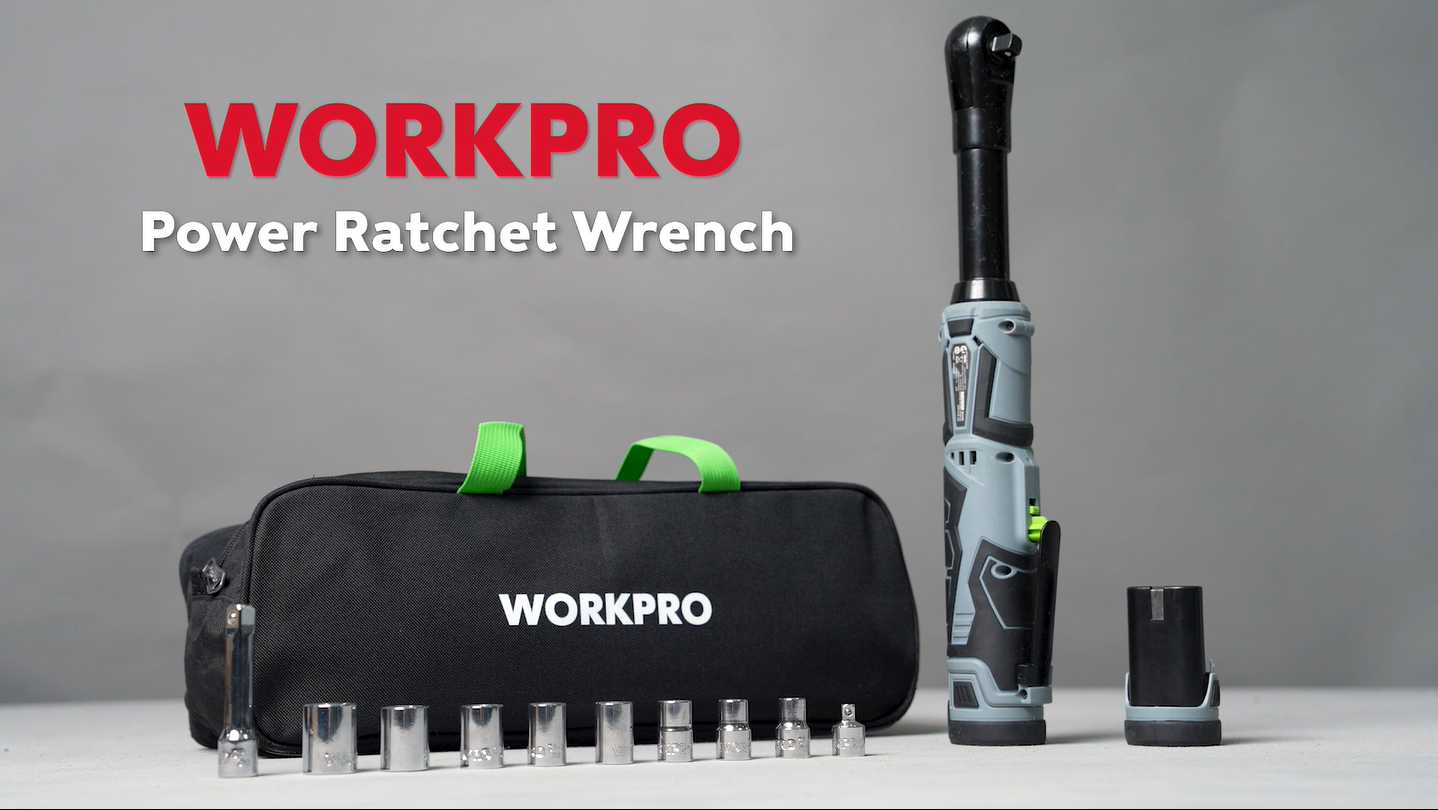 Amazon.com: WORKPRO 12V 40 Ft-lbs Power Ratchet Wrench Kit with 10