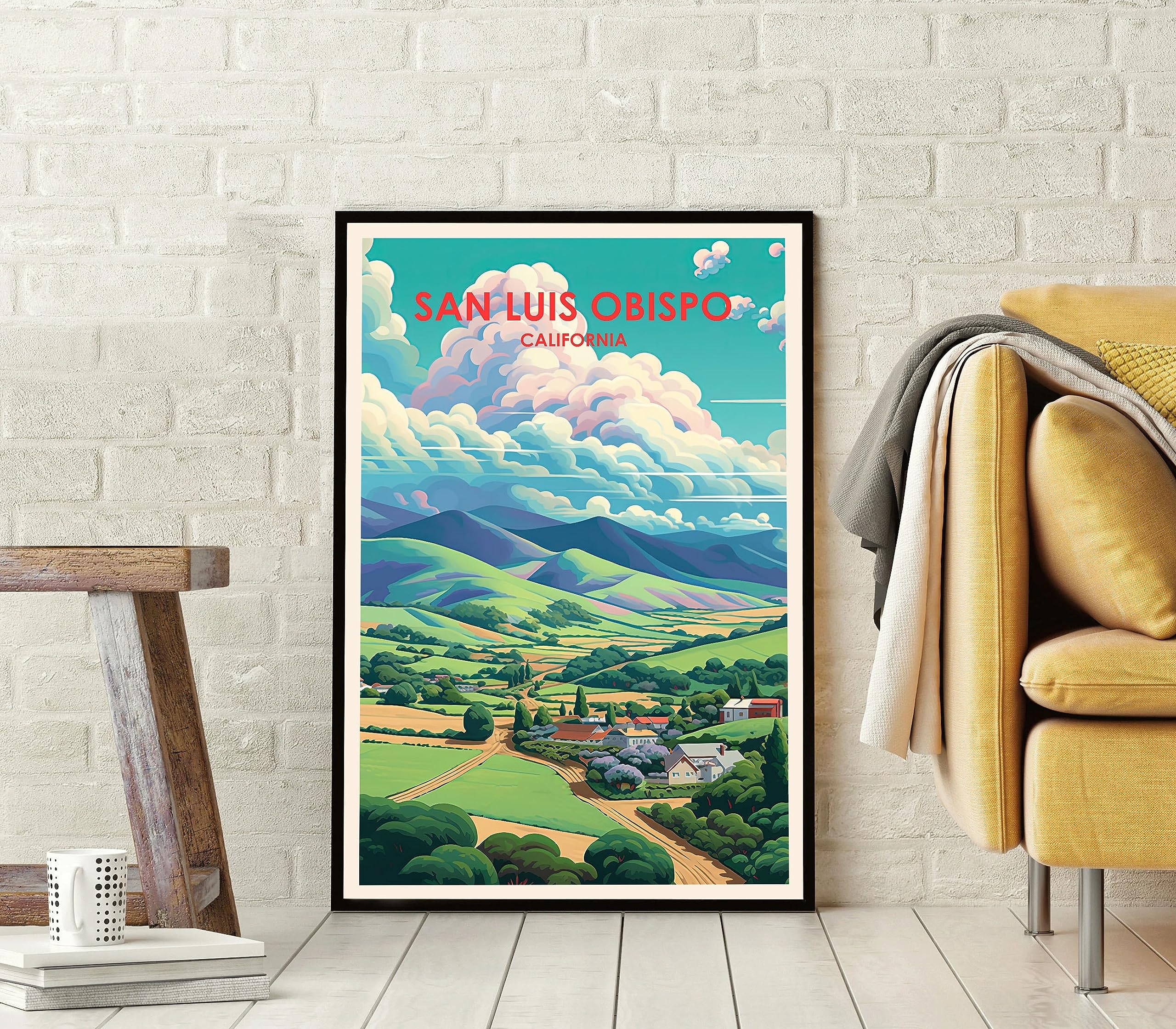 Amazon.com: Generic San Luis Obispo Poster, Cityscape Art Print