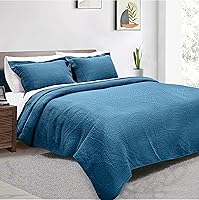 Vista 16 de Threadmill Juego de edredones de tamaño King Juego de edredón King de 3 piezas con 2 fundas de almohada, reversible, suave, transpirable y ligero