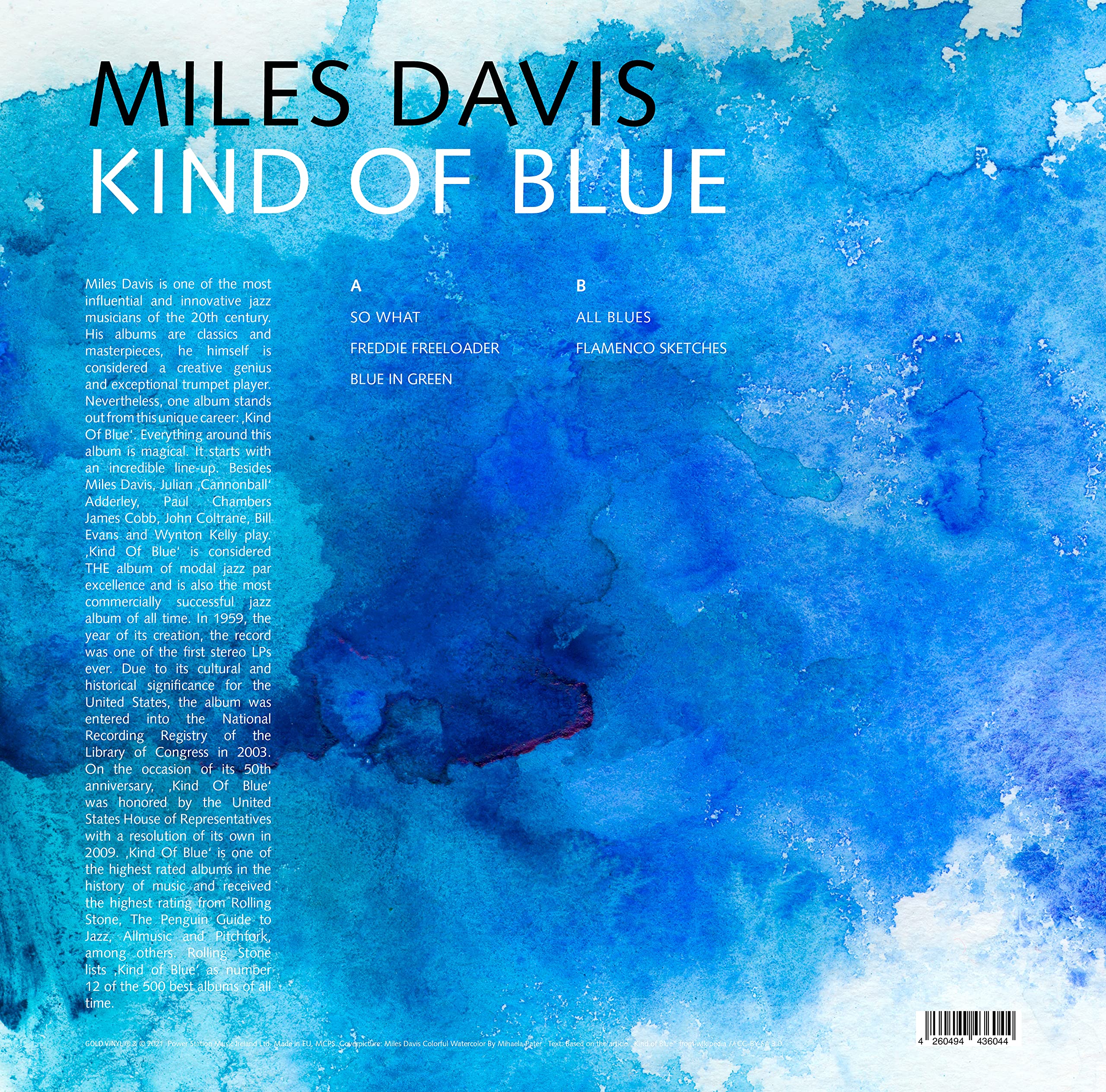 Miles Davis - Kind Of Blue - Limitiert - 180gr. marbled