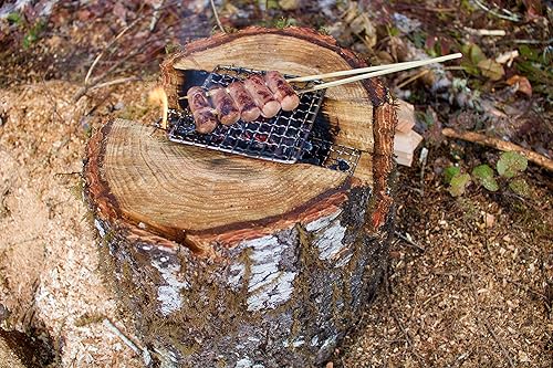 Miniatura 4 de The Original Bushcraft Grill Mini - Malla soldada de acero inoxidable de alta resistencia (clasificación para fogatas) - Expedition Research LLC,