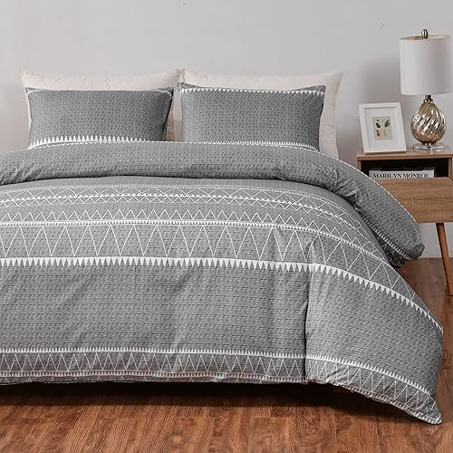 Miniatura 4 de GETIANN - Juego de funda de edredón suave de microfibra hipoalergénica ligera con 2 fundas de almohada de calidad hotelera