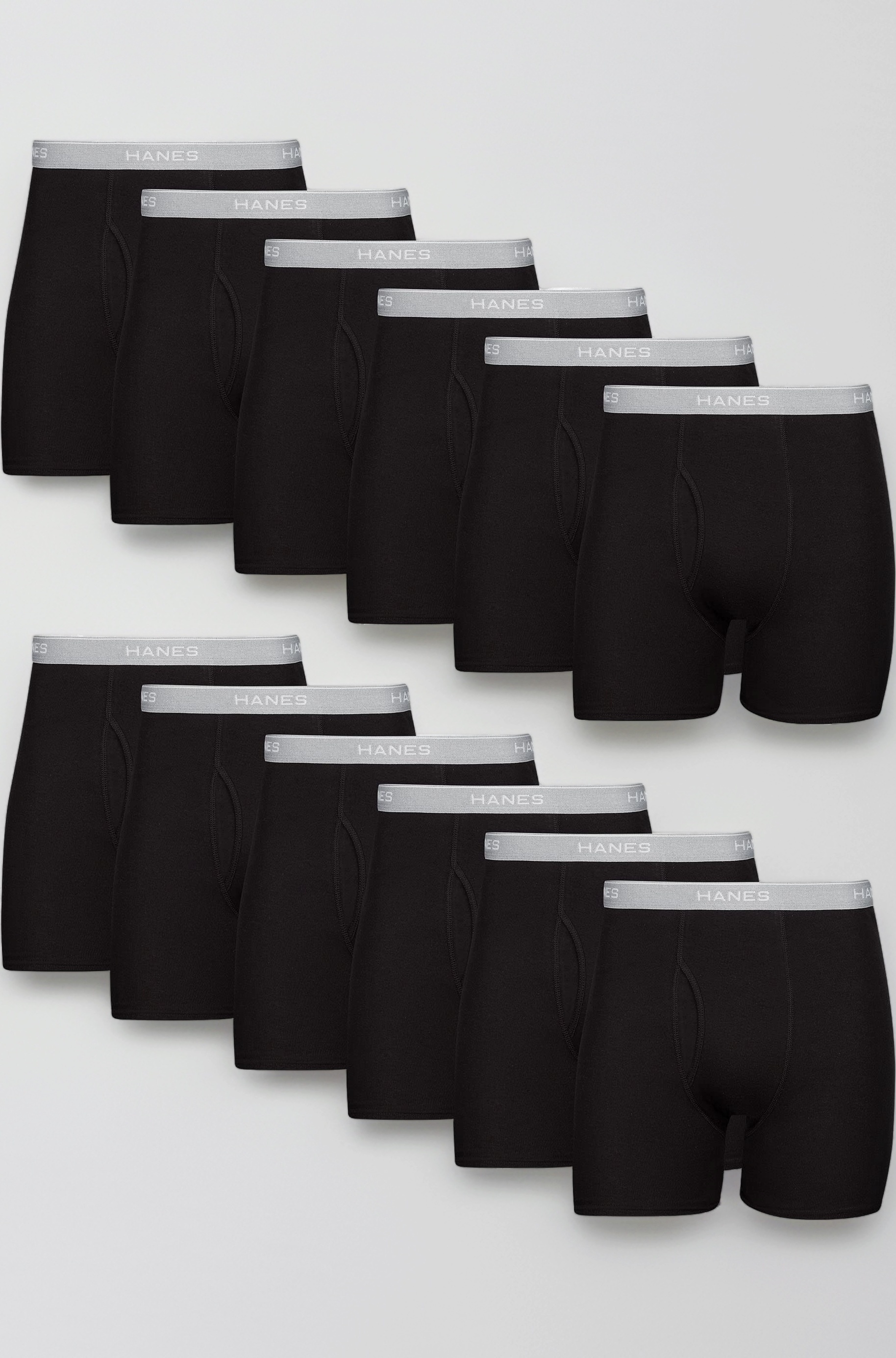 Hanes Men's Red Label of Boxer Briefs (Pack of 7)