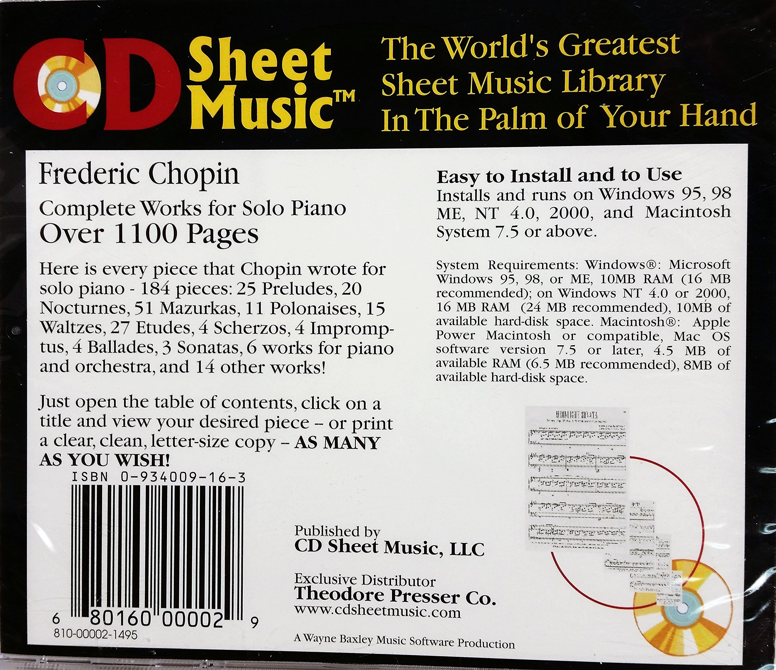 Amazon.com: Chopin Complete Works for Solo Piano : Frederic Chopin
