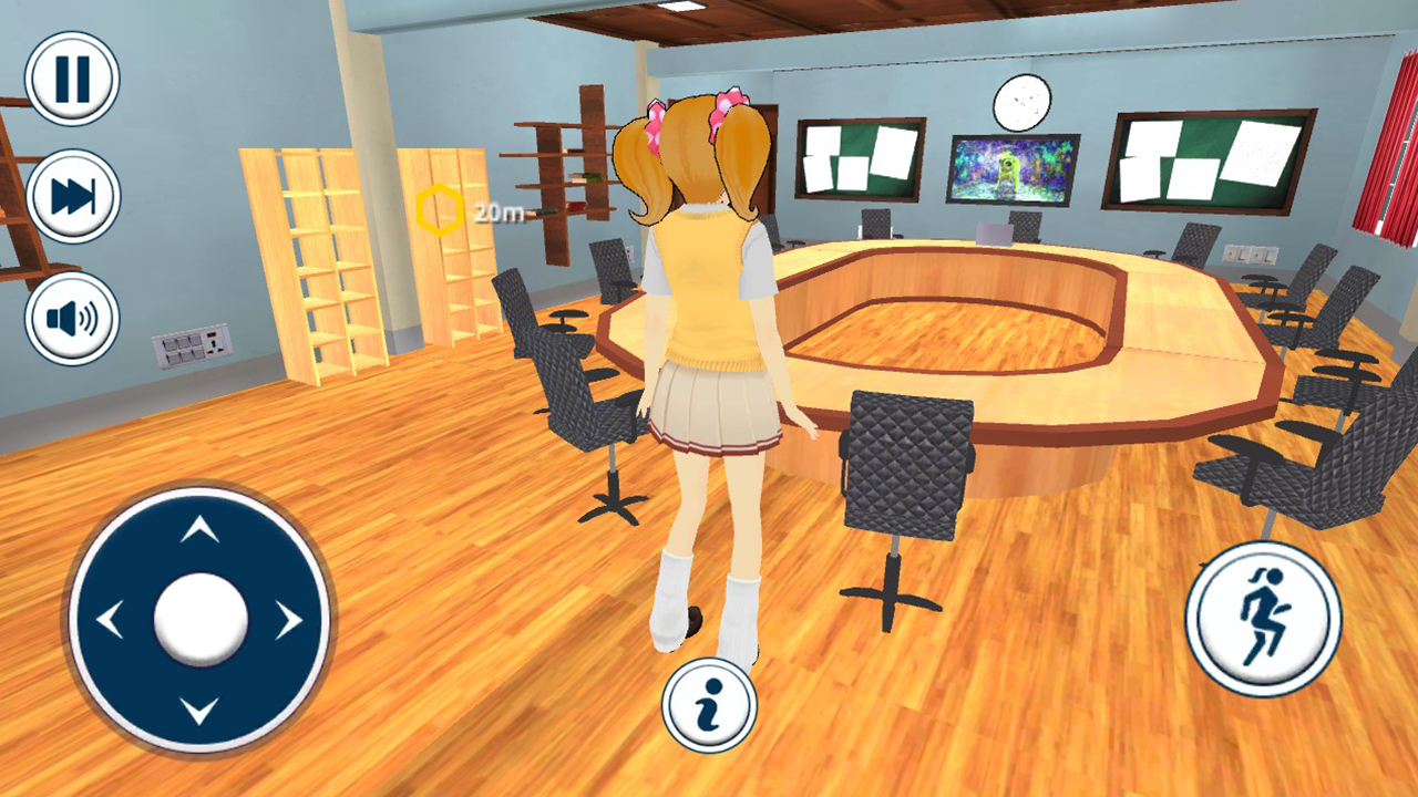 Anime School Teacher Life Simulator: Virtual High School Girl Game ...