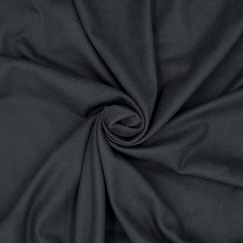 MADEUNID - Tela doble precortada de 2 yardas, tela doble de color sólido precortada, tela de doble punto elástica en 4 direcciones en 68 pulgadas de