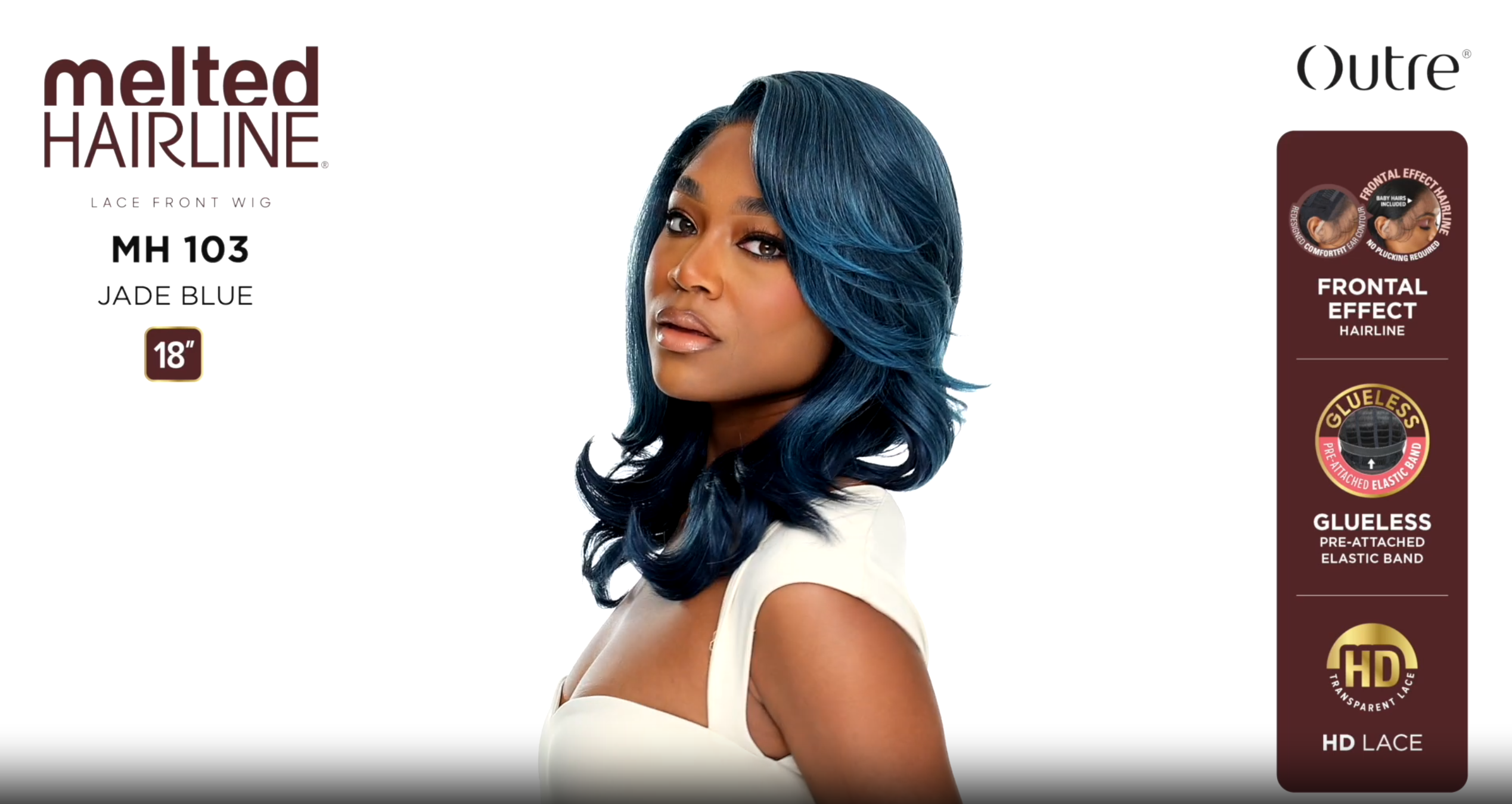Amazon.com : Outre Lace Front Wig - Melted Hairline - MH 103