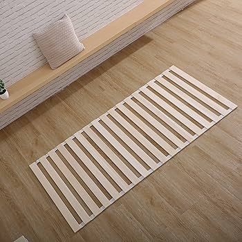 Amazon｜すのこベッド 折りたたみ ロール式 シングル 桐すのこ