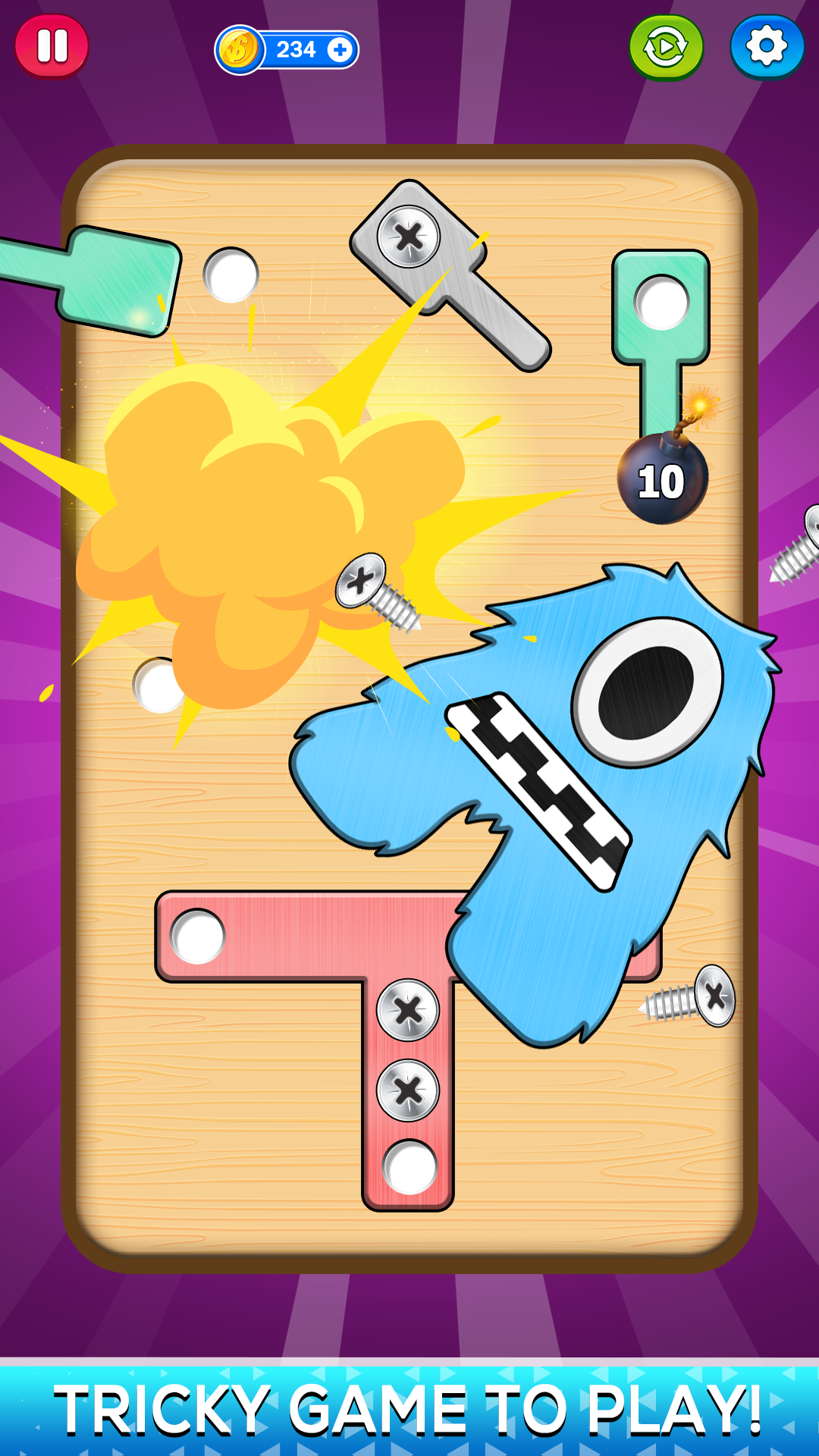 Nuts and Bolts Screw Pin Puzzle Games Master to take off nut bolt sort