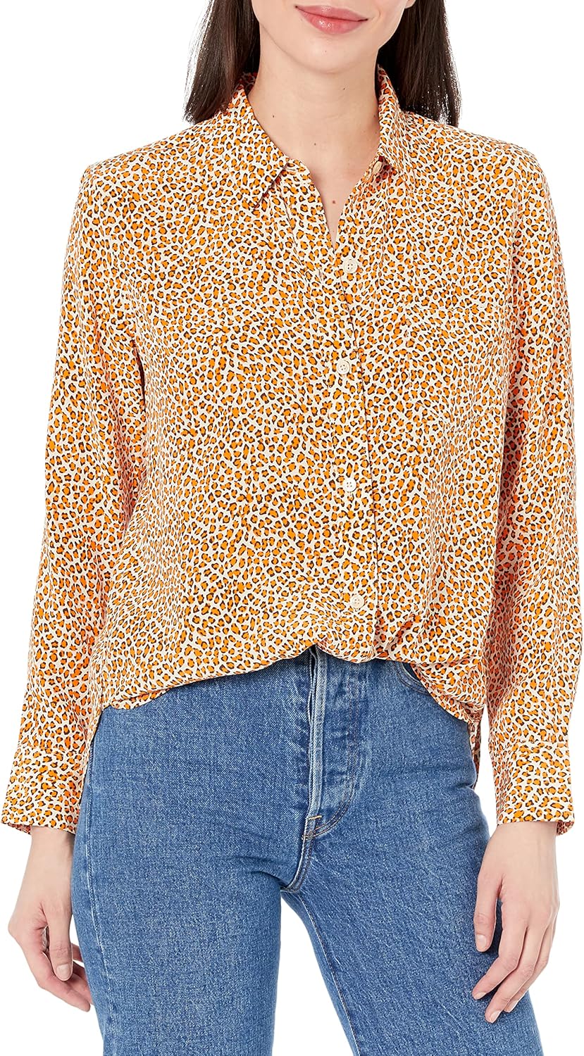 Equipment Women's Leema Top in Crème Brulee Multi