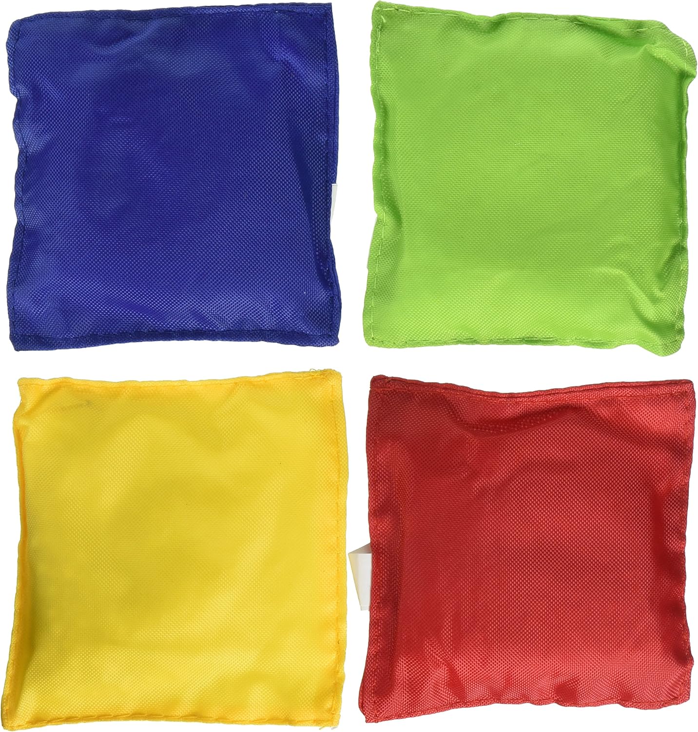Amscan Vibrant Assorted Colors Bean Bags - 4" x 4" (Pack of 12) - Premium Fabric, Fun & Exciting Game
