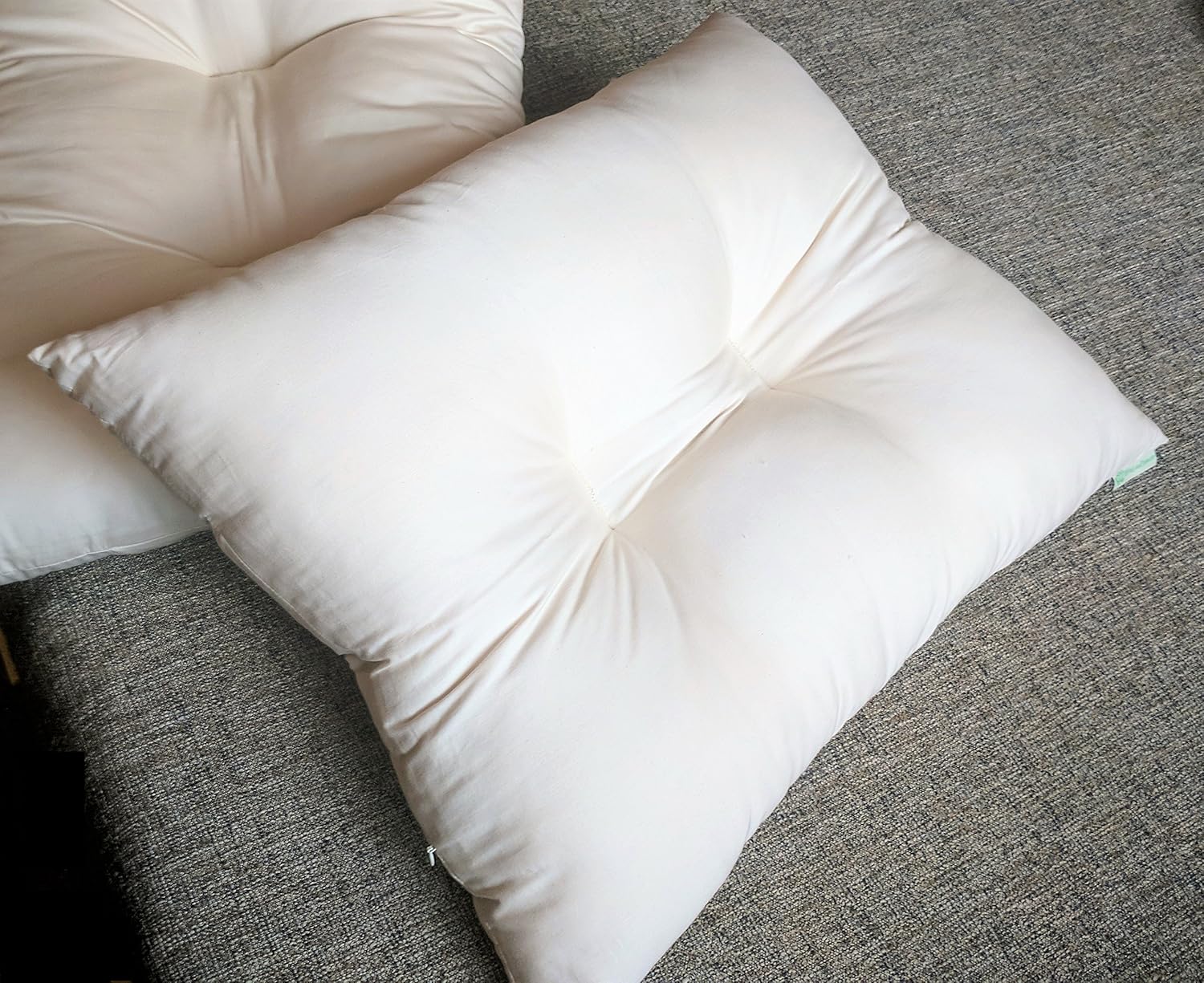 white lotus pillows