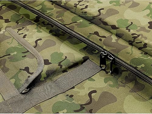 Vista 48 de Silfrae Estuche de arco compuesto Estuche acolchado de lazo suave Bolsa de transporte de lazo ligero con bolsillo de flecha